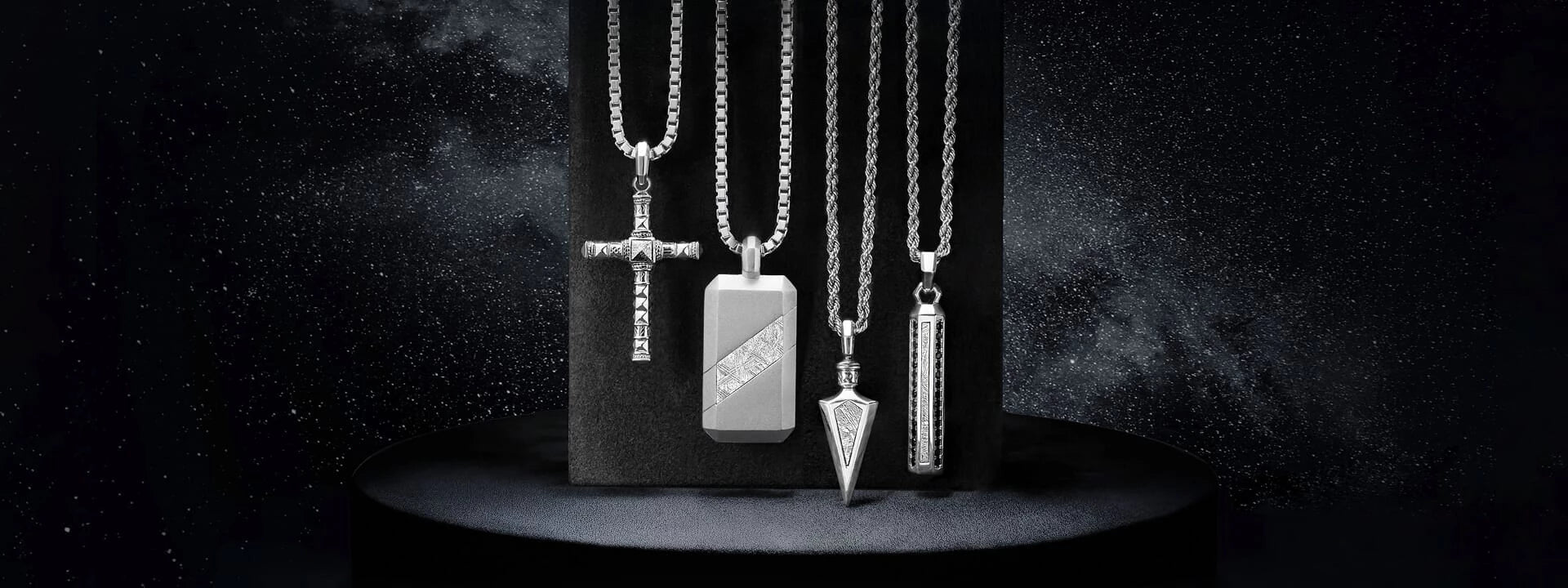 Interstellar Meteorite Mens Jewlery