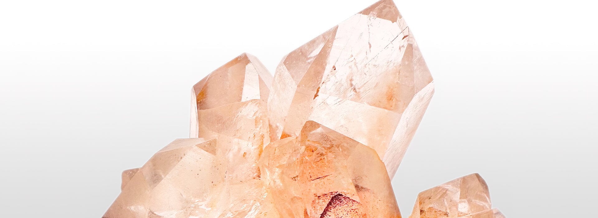 Orange Snowflake Phantom Quartz