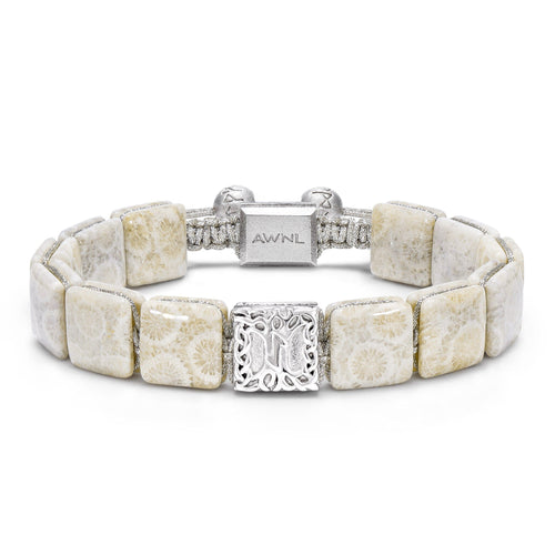 Agatized Coral Tree of Life Bracelet Bracelets AWNL M