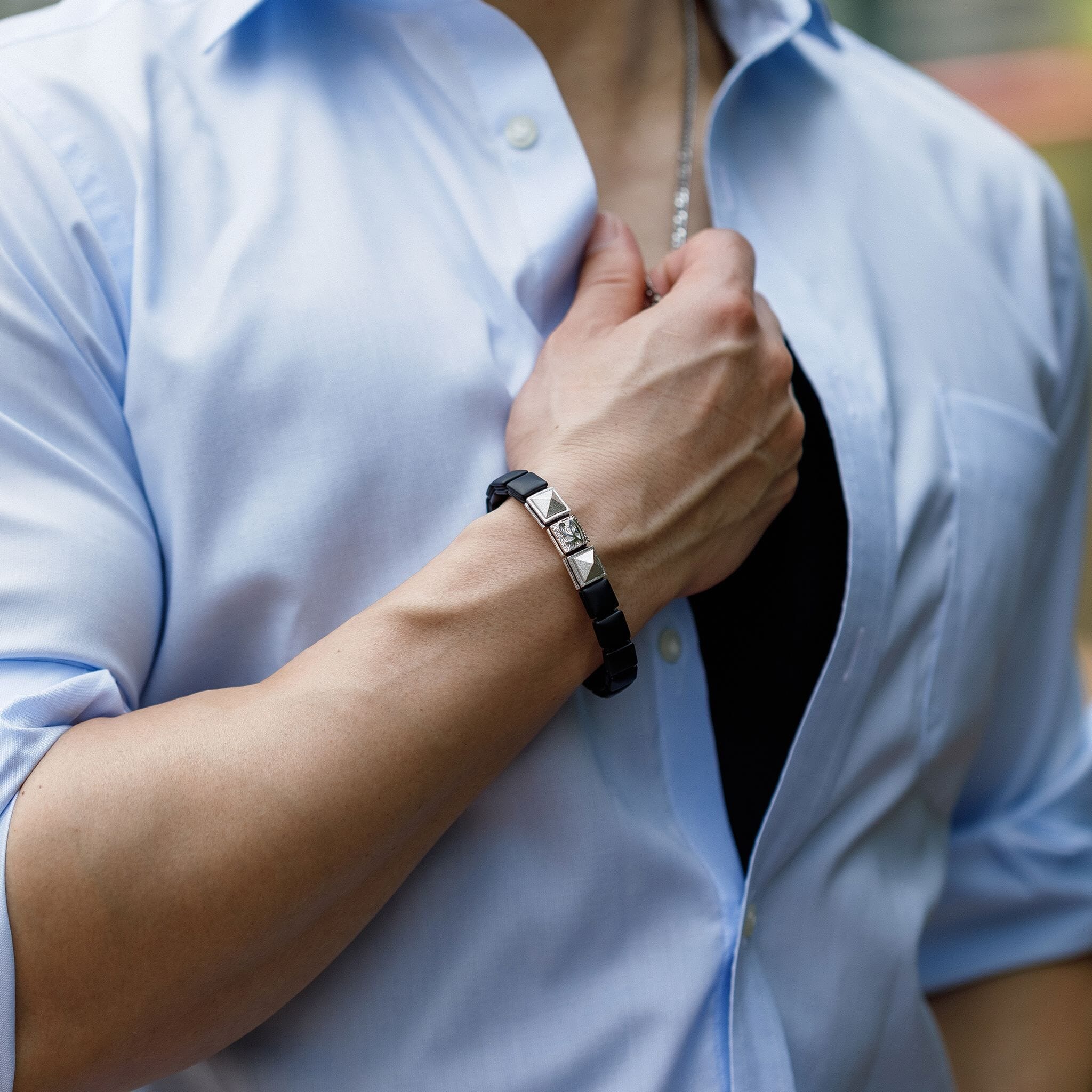 Horus Eye Mag-lock Bracelet Onyx Bracelets AWNL
