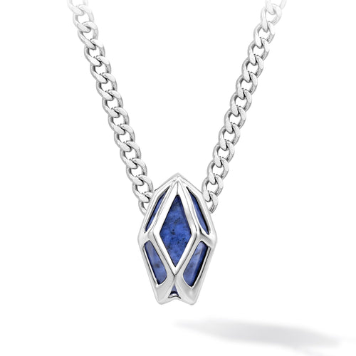 Dumortierite AWNL Logo Necklace Necklaces AWNL Stainless Set 55cm