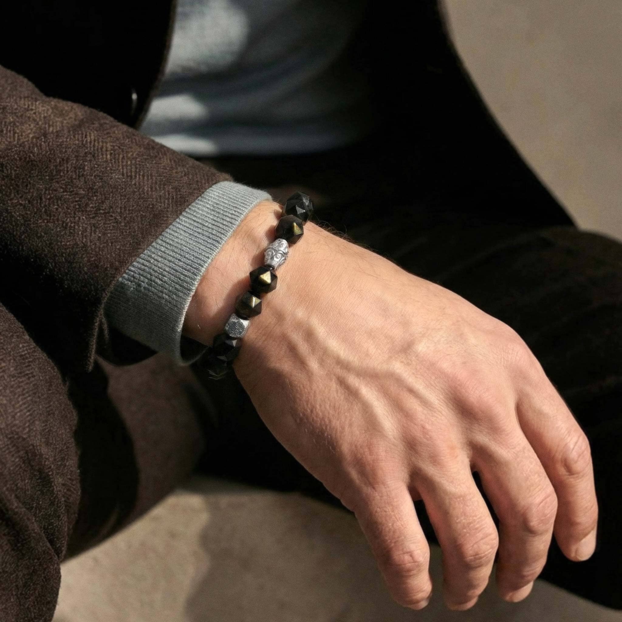 Flex-Lock Sumeru Bracelet Golden Obsidian Bracelets AWNL