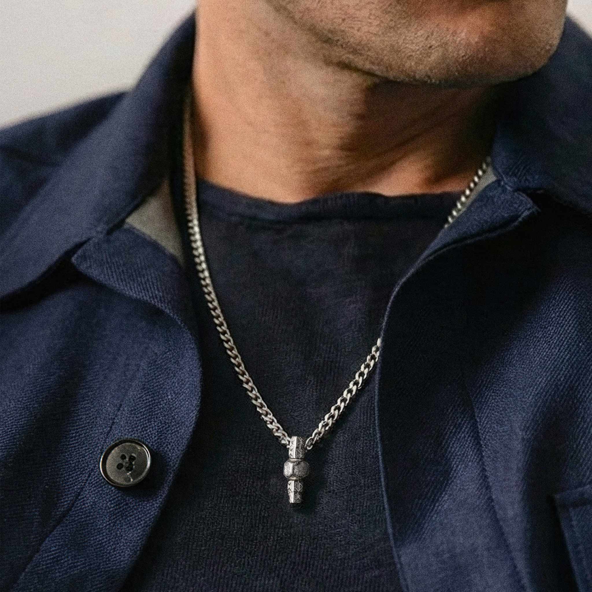 Gungnir Bind Rune Necklace Meteorite Necklaces AWNL