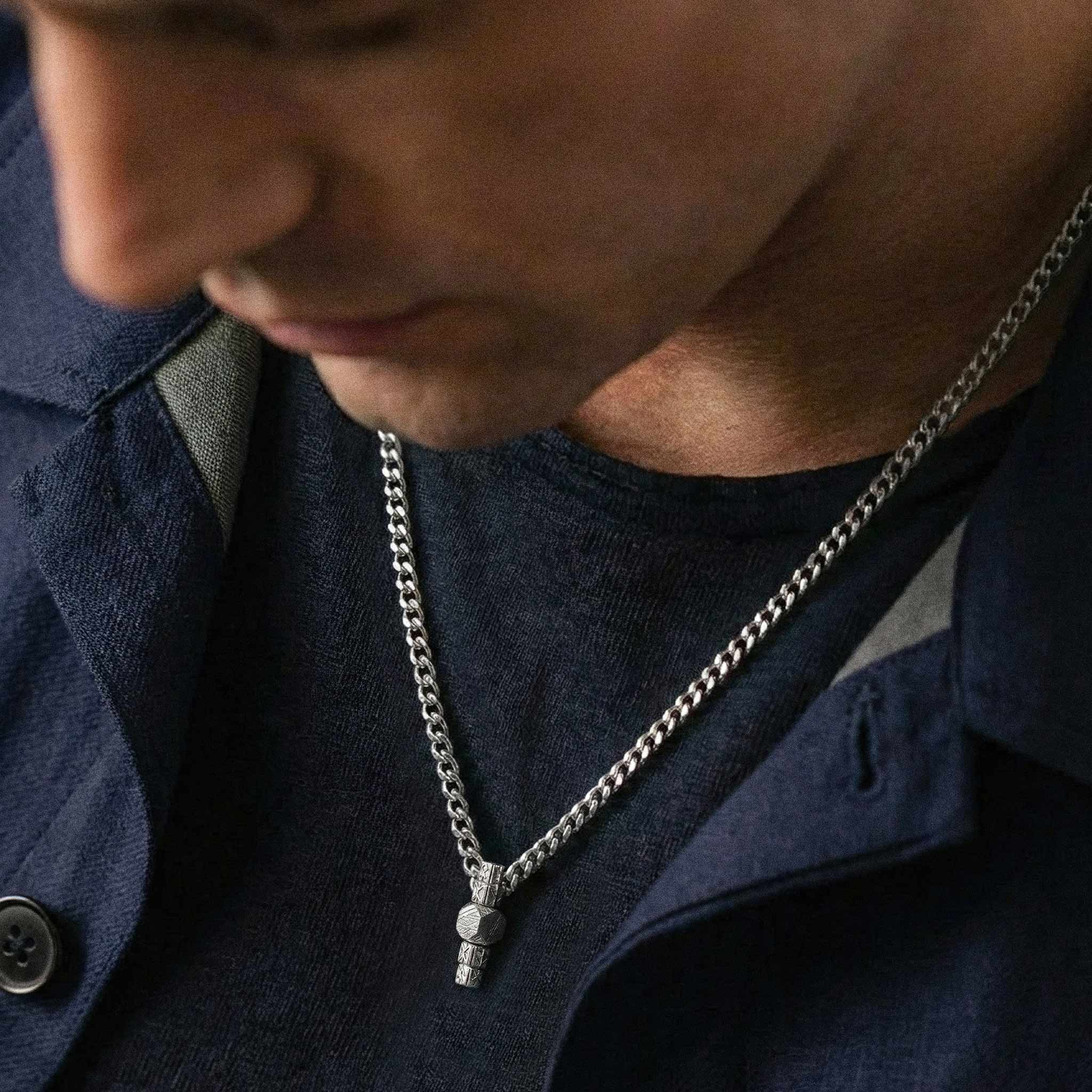 Gungnir Bind Rune Necklace Meteorite Necklaces AWNL