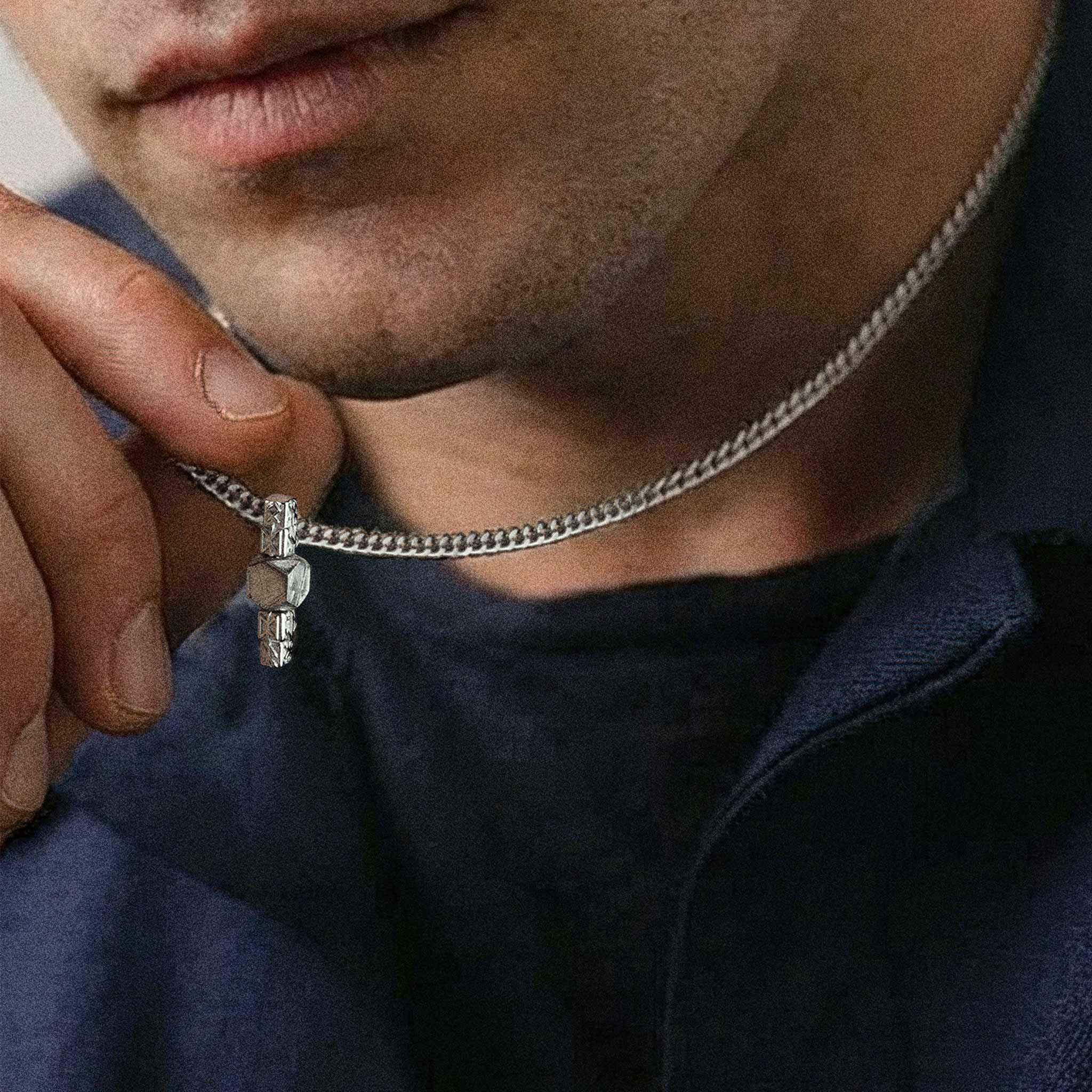 Gungnir Bind Rune Necklace Meteorite Necklaces AWNL