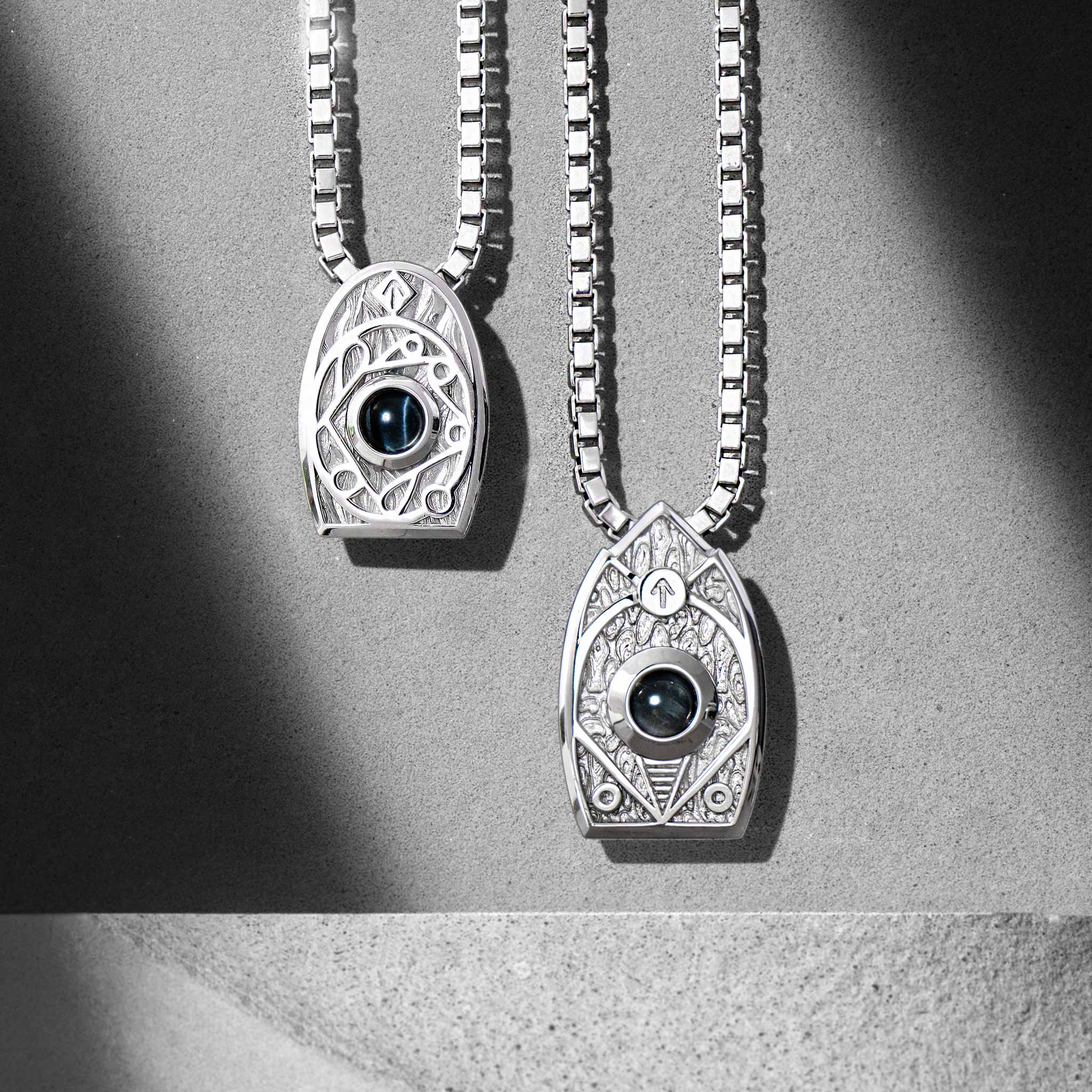 Hawk Eye Tiwaz Moving Ball Necklace Necklaces AWNL