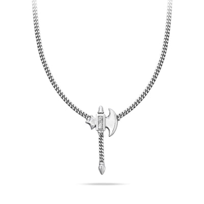 Ritual Axe Curb Necklace Meteorite