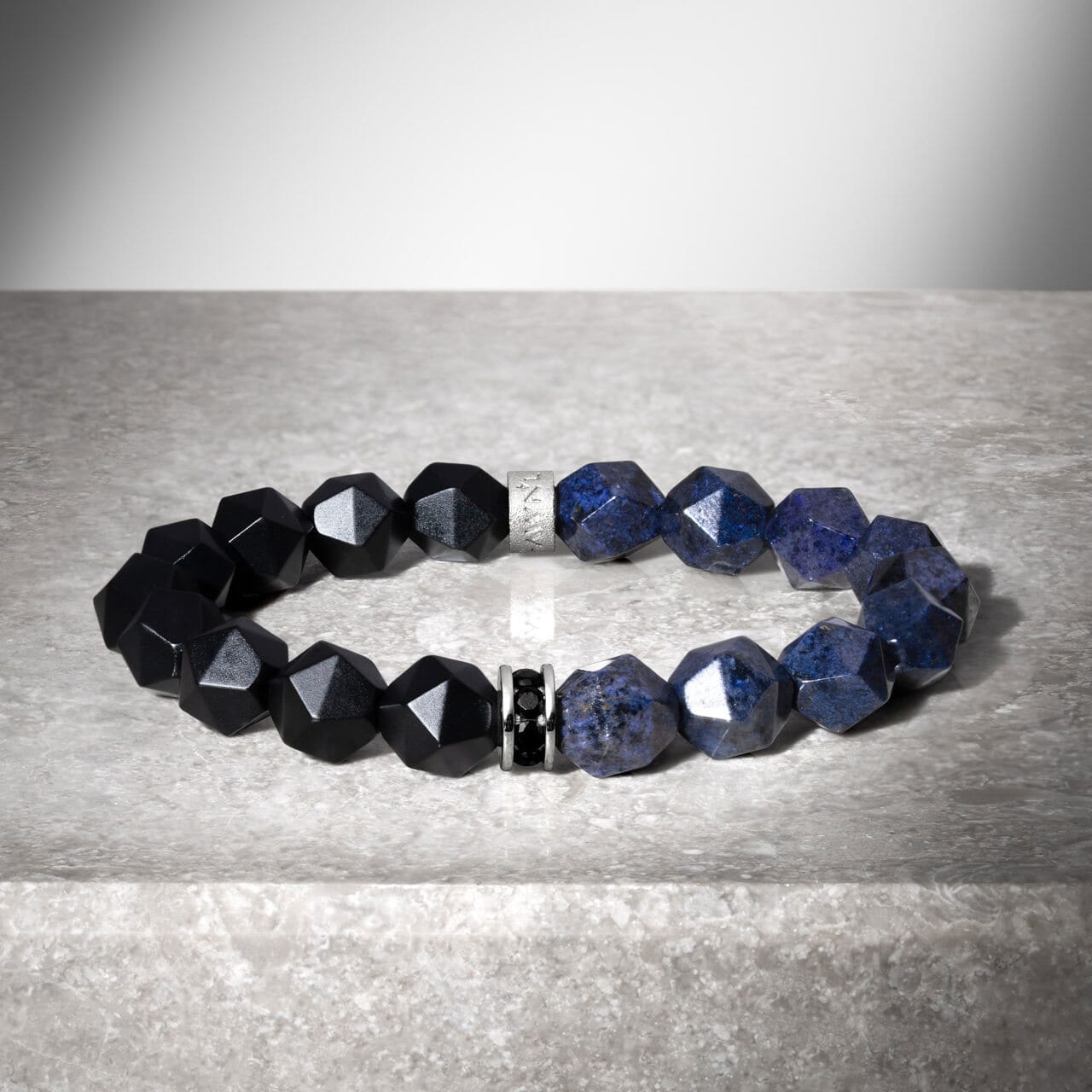 Poseidon Onyx & Dumortierite Bracelet Bracelets AWNL