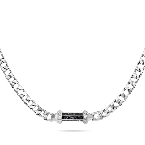 Rutilated Quartz Black Fantasy Chain Necklace Necklaces AWNL 55cm