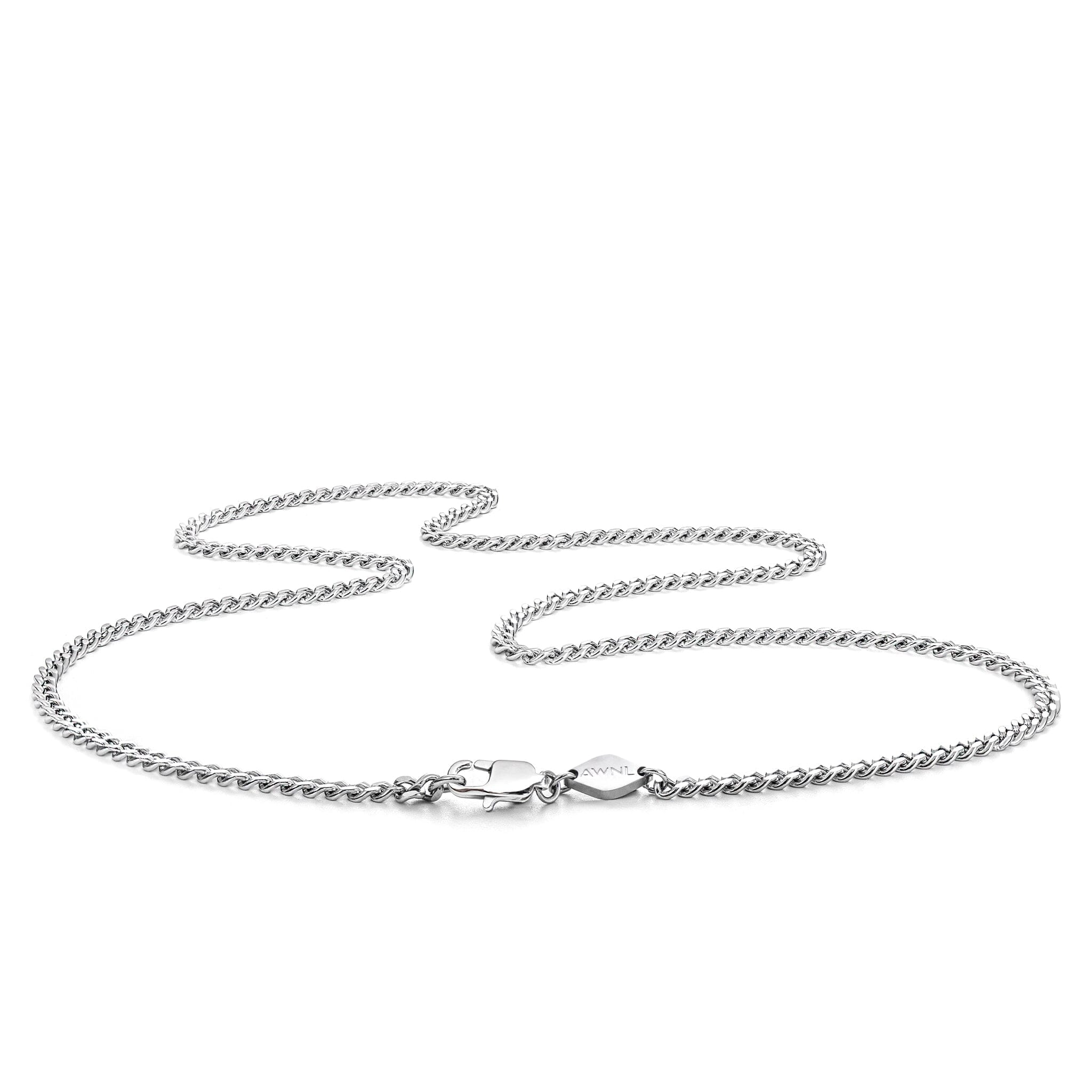 Silver Obsidian Dragon Pendant Necklace Necklaces AWNL 