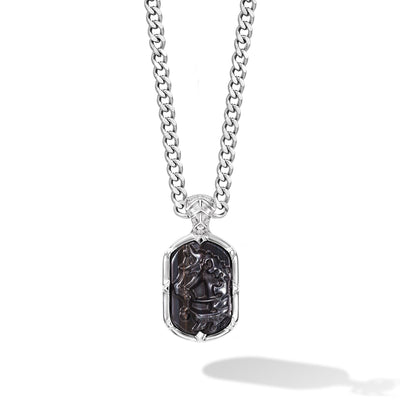 Sleipnir Tag Necklace Tiger Iron
