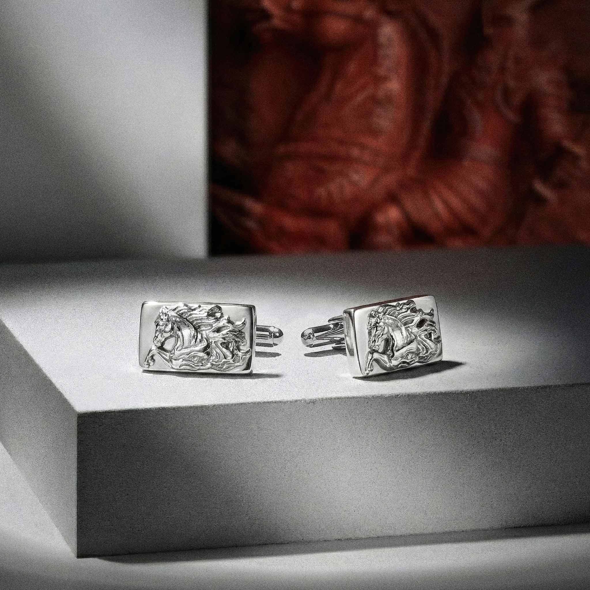 Stainless Steel Sleipnir Cufflinks Others AWNL