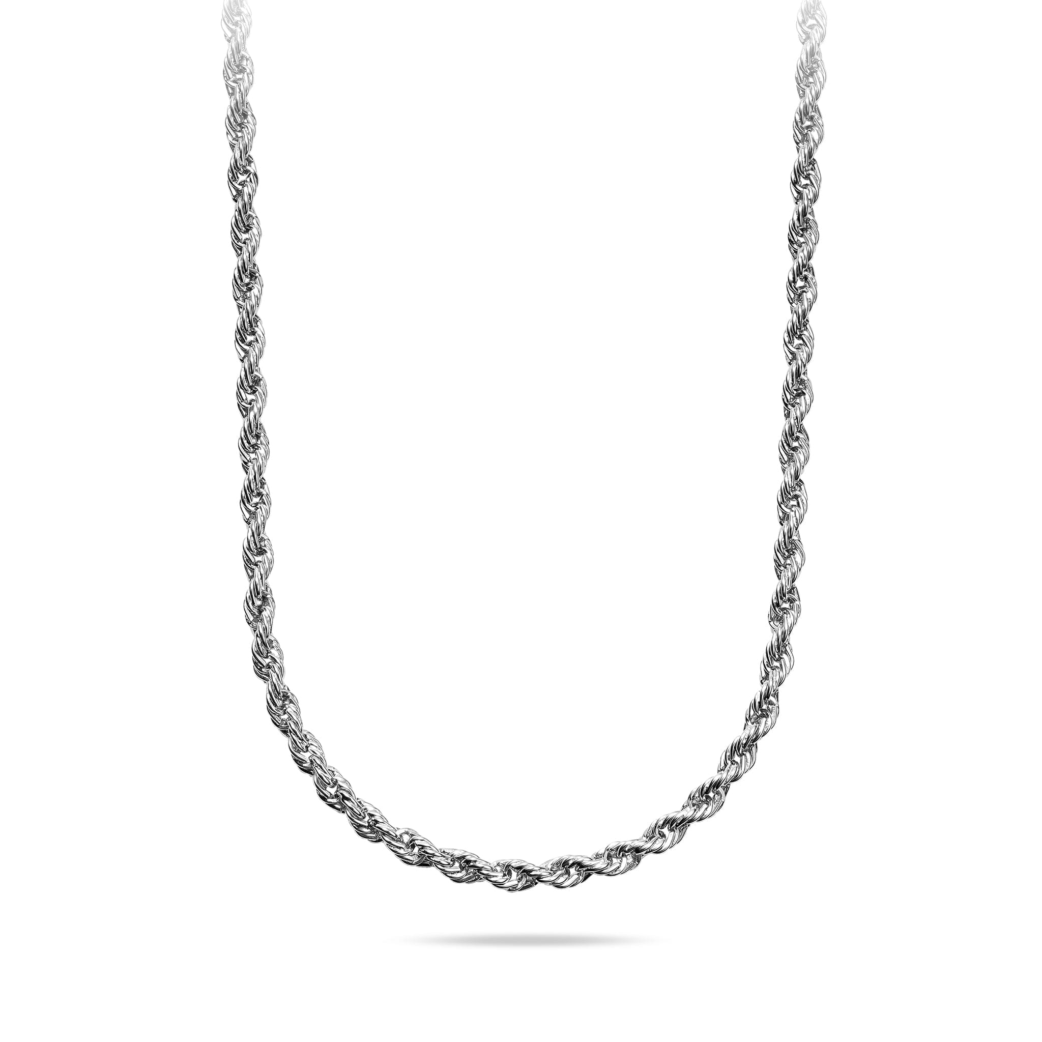 Sterling Silver Nordic Rope Chain Chains AWNL 61.5cm