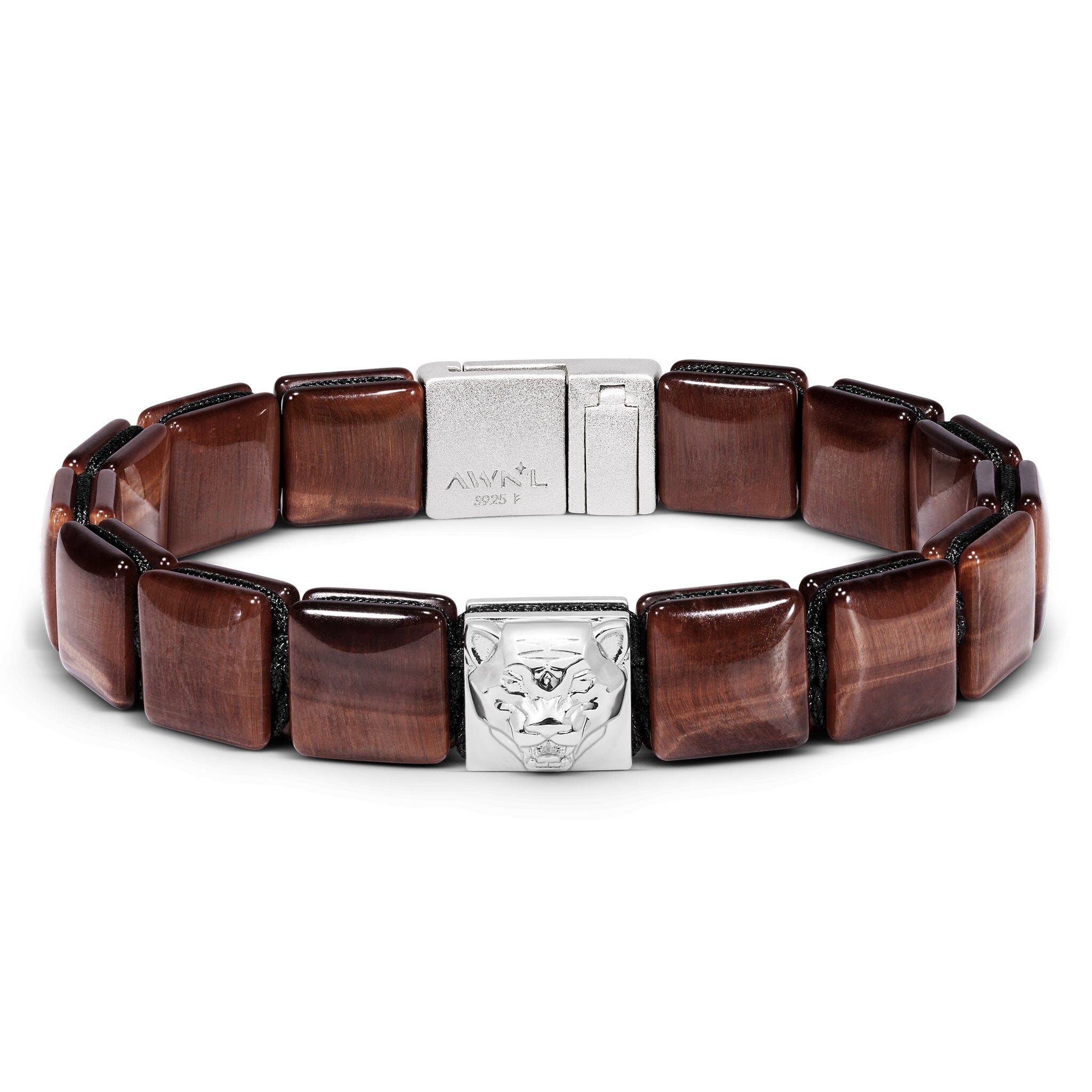 Tiger Head Mag-lock Bracelet Red Tiger Eye Bracelets AWNL S