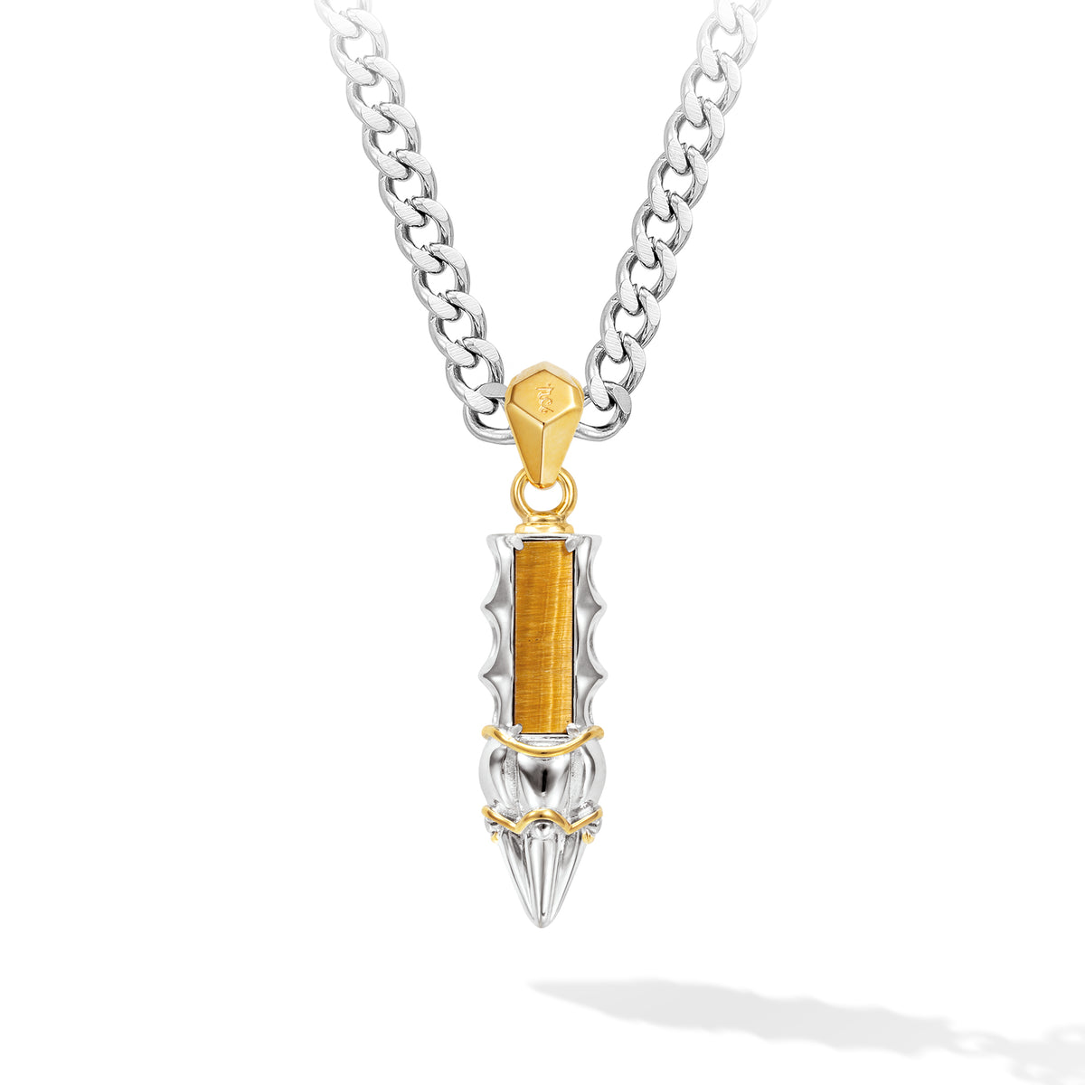 Vajra Hūṃ Necklace Golden Tiger Eye Necklaces AWNL