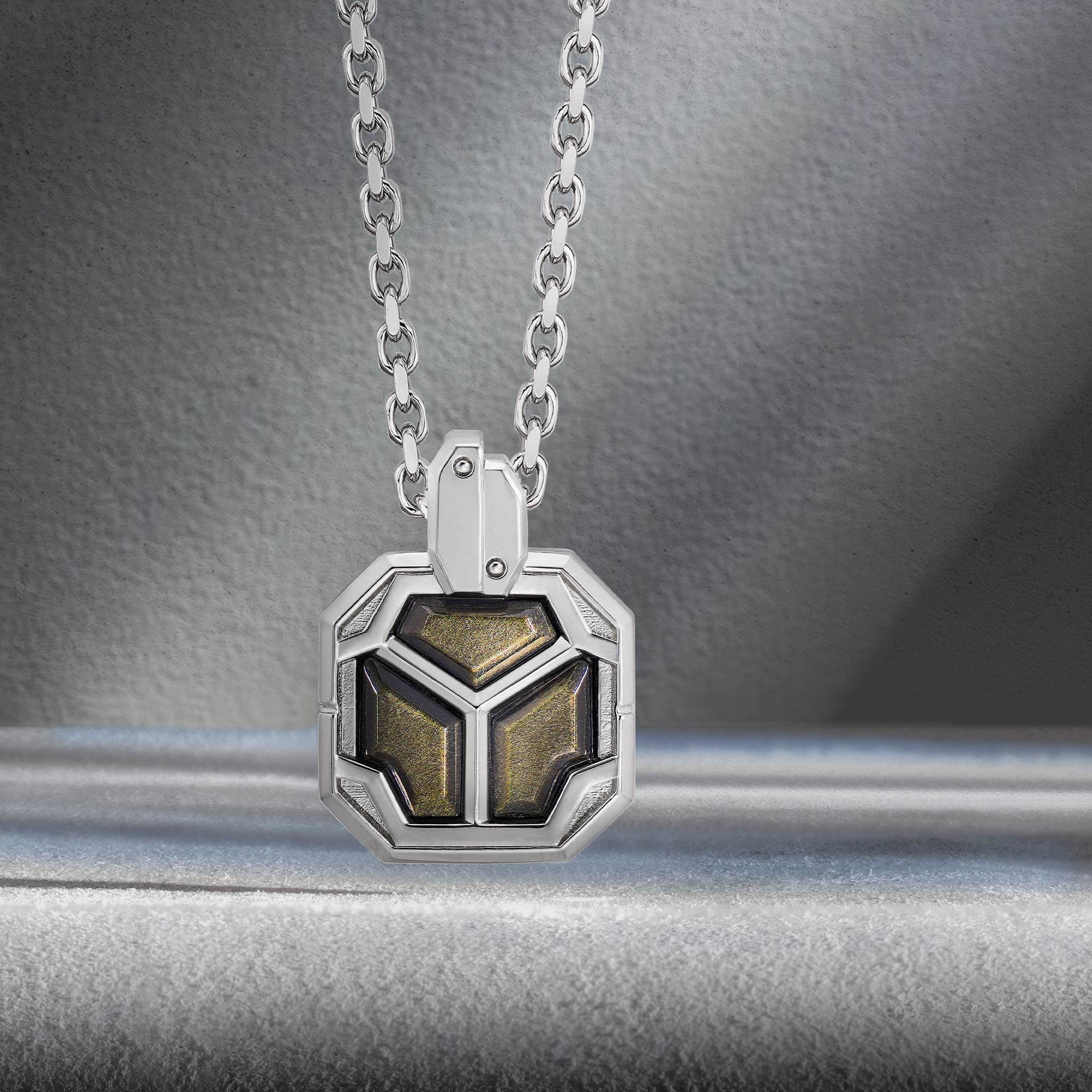 Men's Cosmos Revelation Necklace with Golden Obsidian Necklaces WAA FASHION GROUP