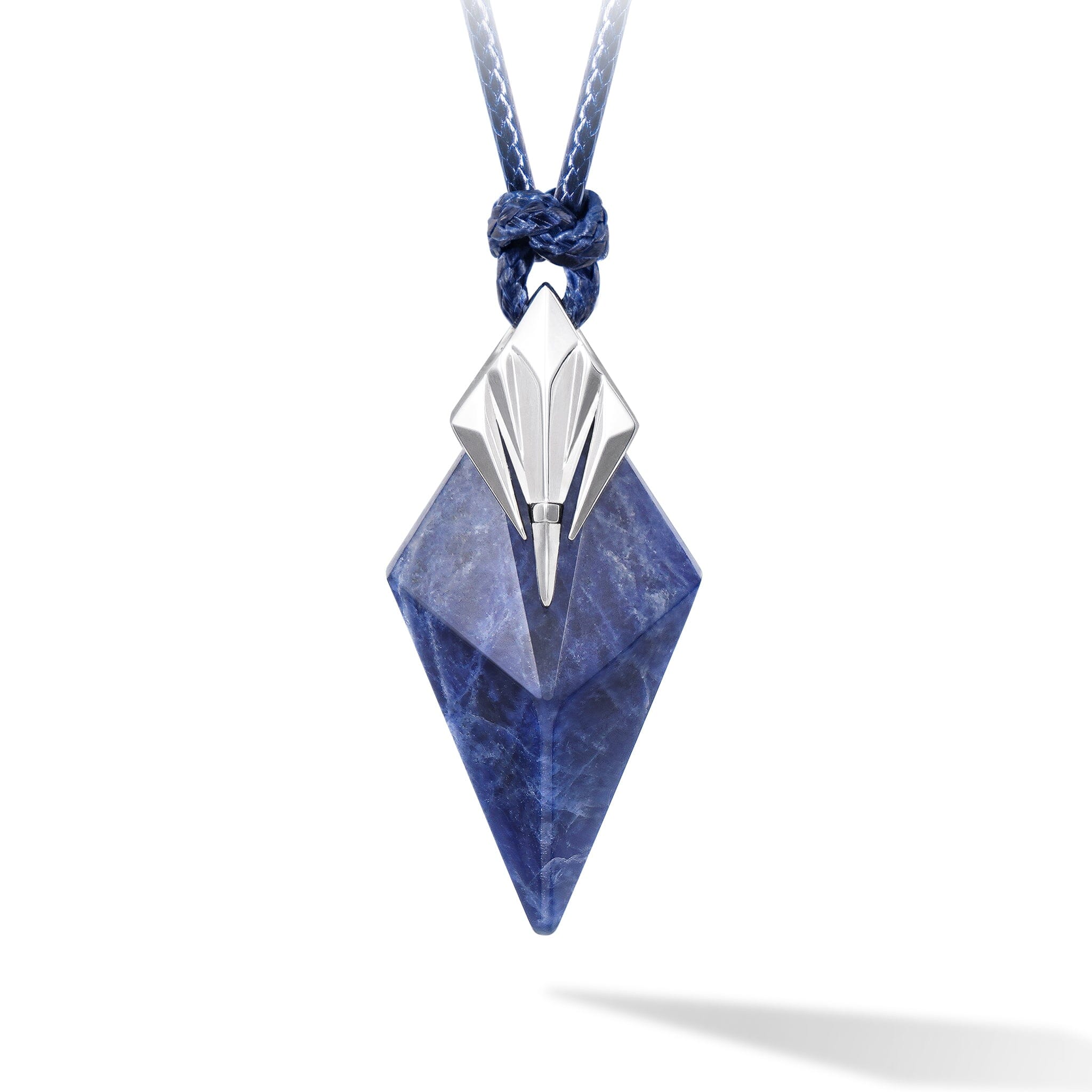 Men's Poseidon Trident Necklace with Sodalite Necklaces WAA FASHION GROUP