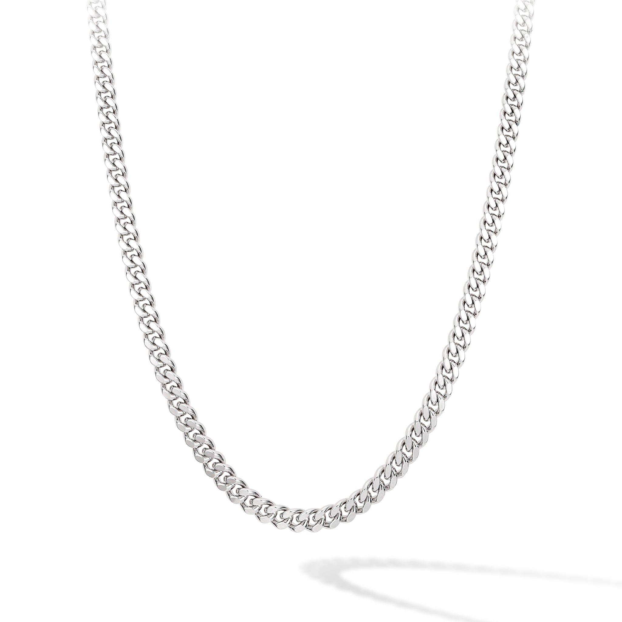Men's Sterling Silver Curb Chain Chains WAA FASHION GROUP