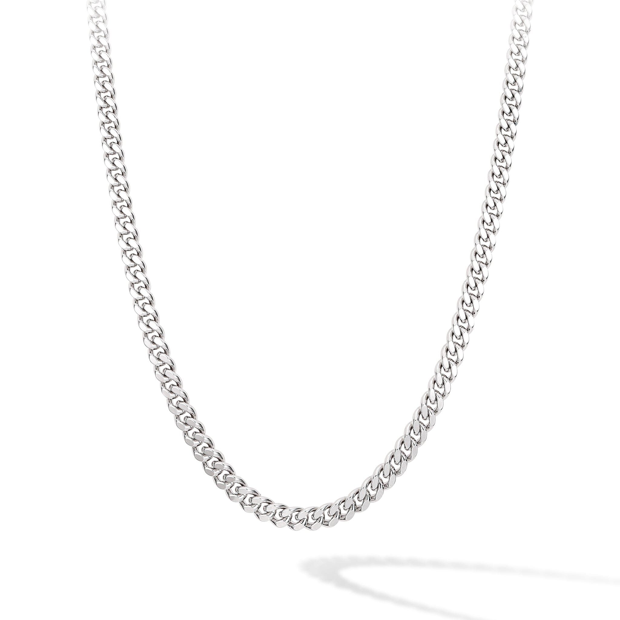 Men's Sterling Silver Curb Chain Chains WAA FASHION GROUP 