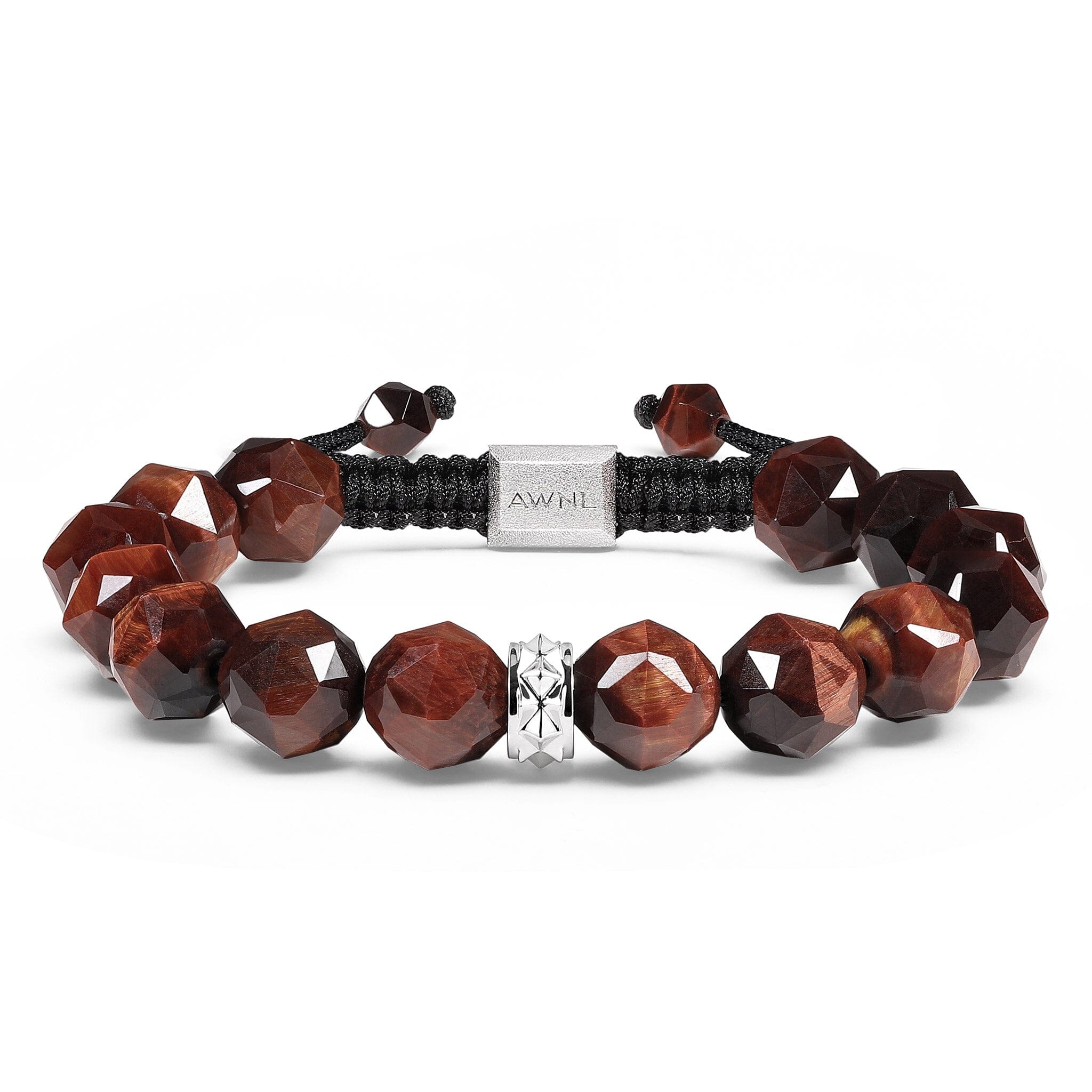 Men's Ulfberht Swords Beaded Bracelet with Red Tiger Eye Bracelets WAA FASHION GROUP 