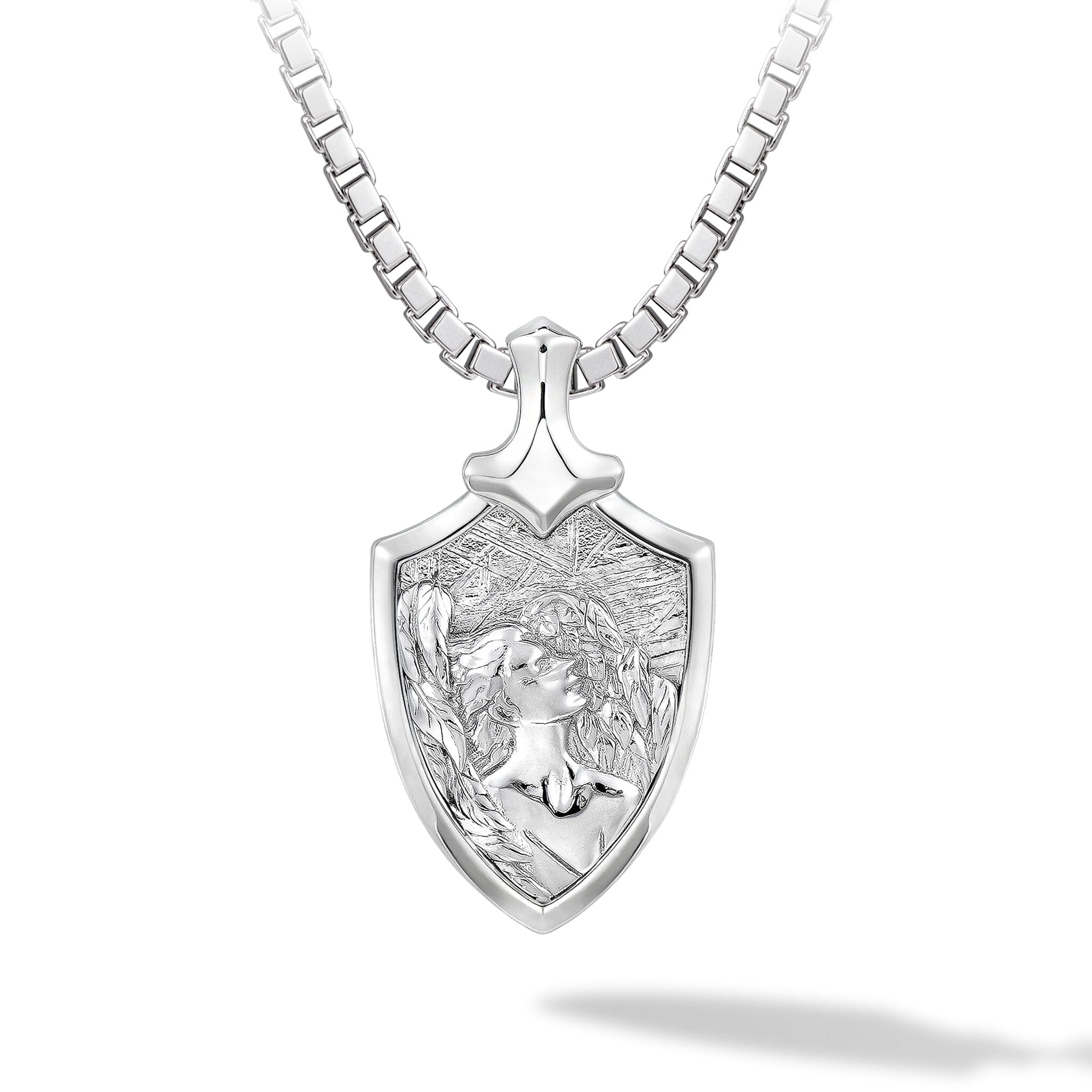 Men's Virgo Zodiac Meteorite Pendant Necklace Necklaces AWNL Jewelry