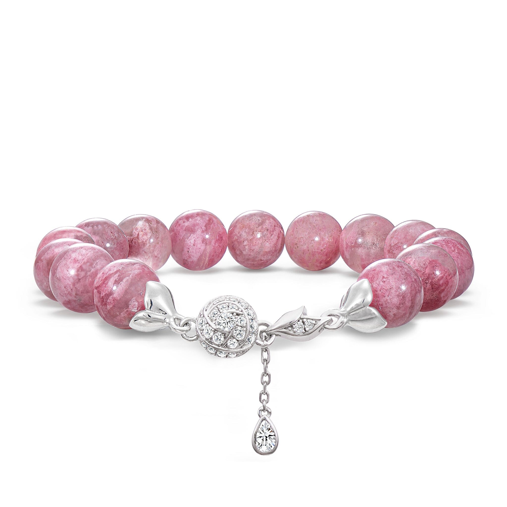 Sakura Rain Rhodonite Beaded Bracelet Bracelets AWNL 