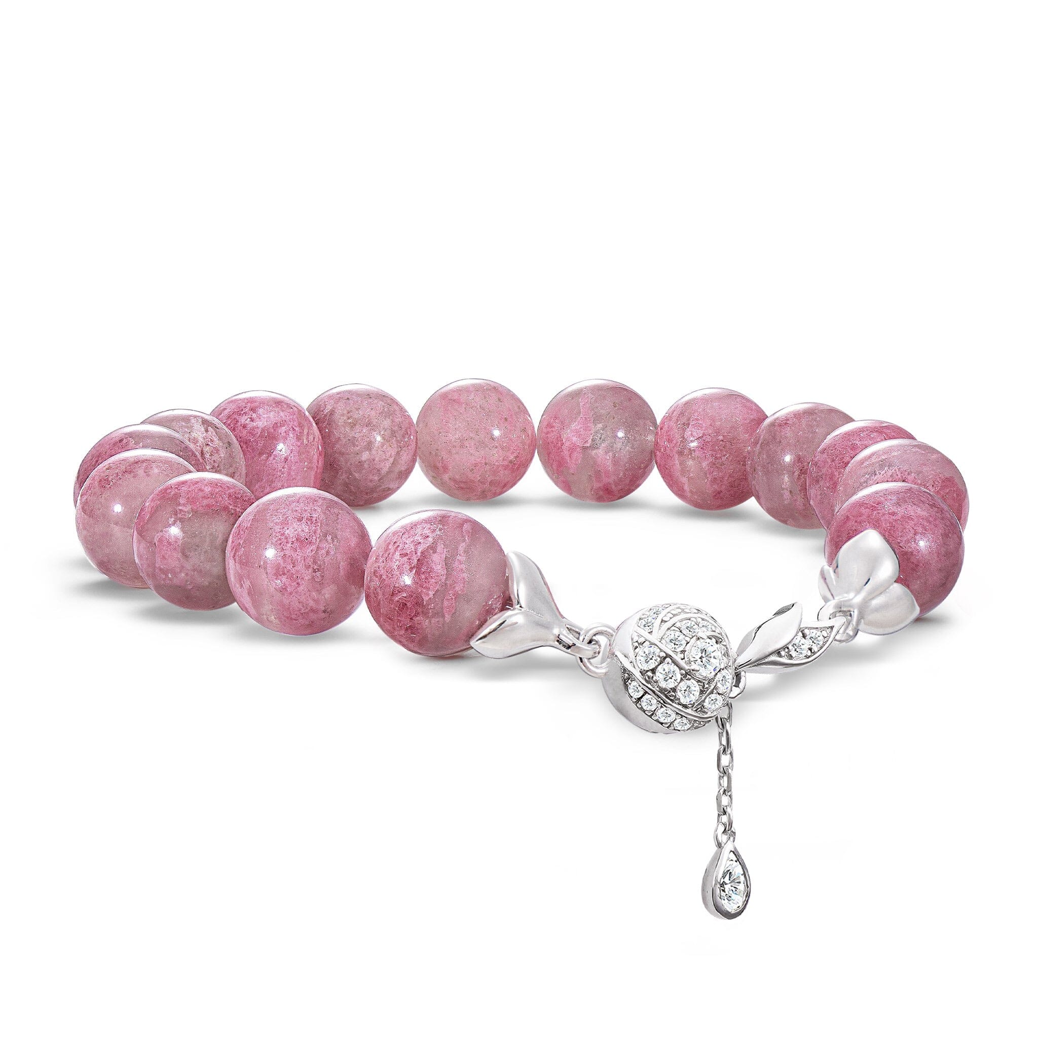 Sakura Rain Rhodonite Beaded Bracelet Bracelets AWNL 