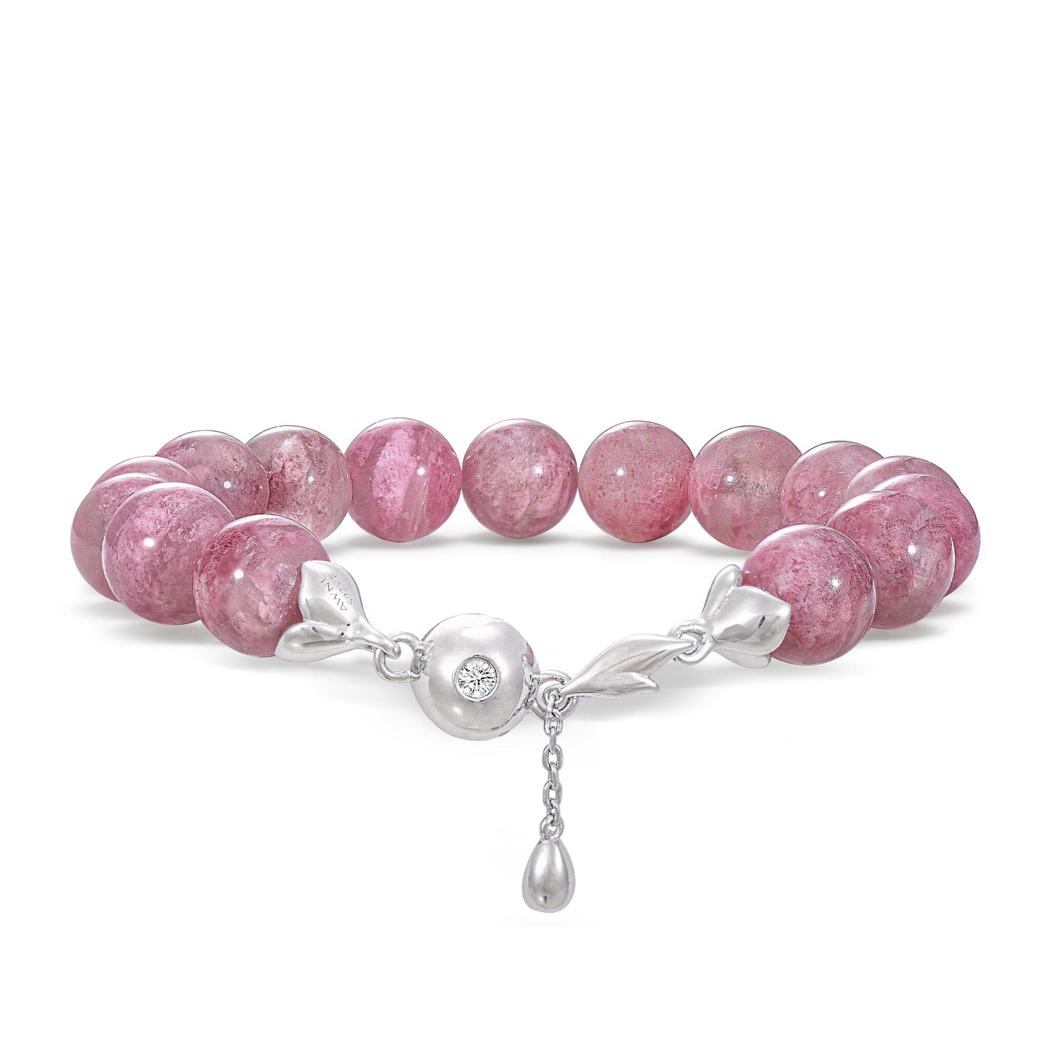 Sakura Rain Rhodonite Beaded Bracelet Bracelets AWNL 