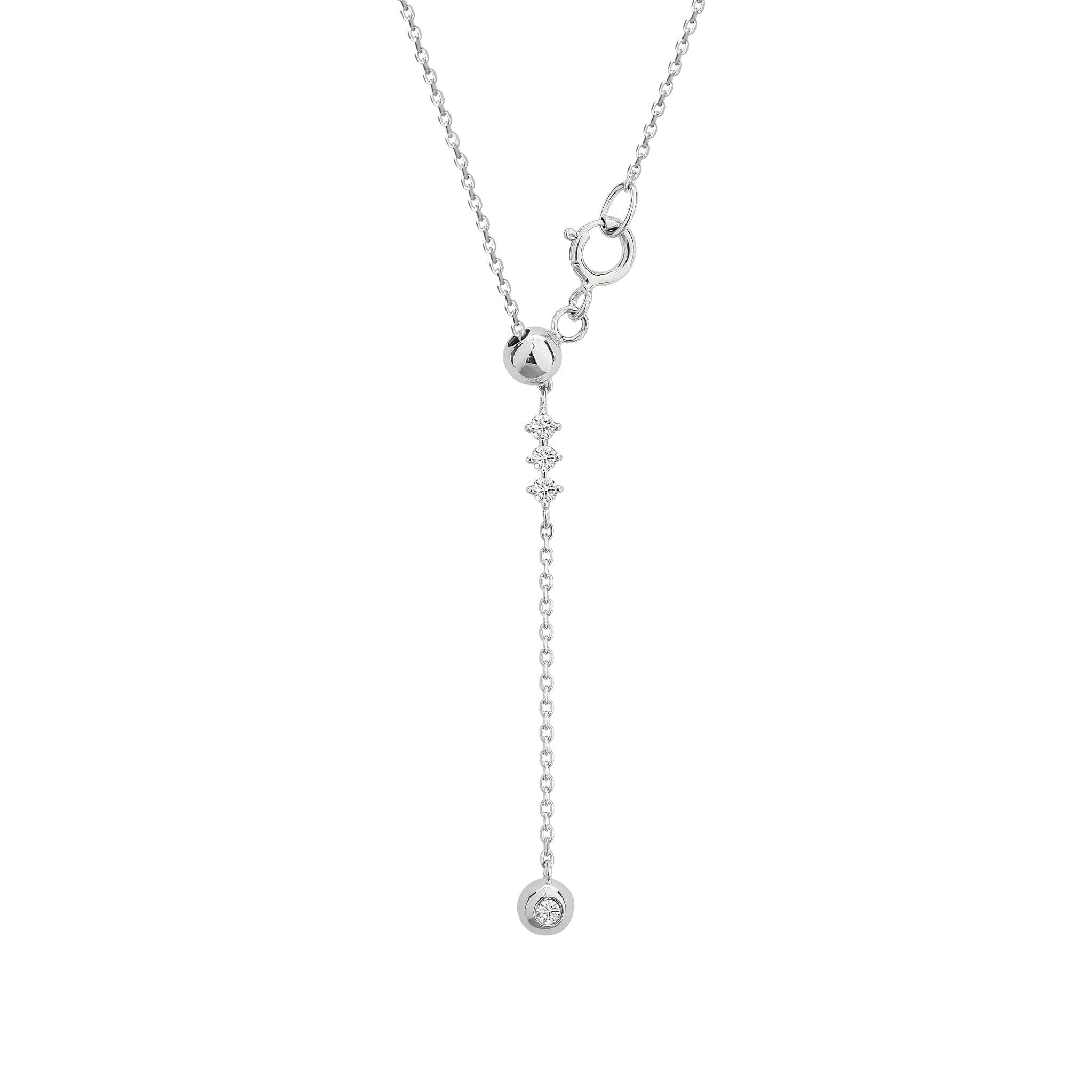 Women's Atlantis Sterling Silver Necklace with Mother of Pearl Necklaces WAA FASHION GROUP 