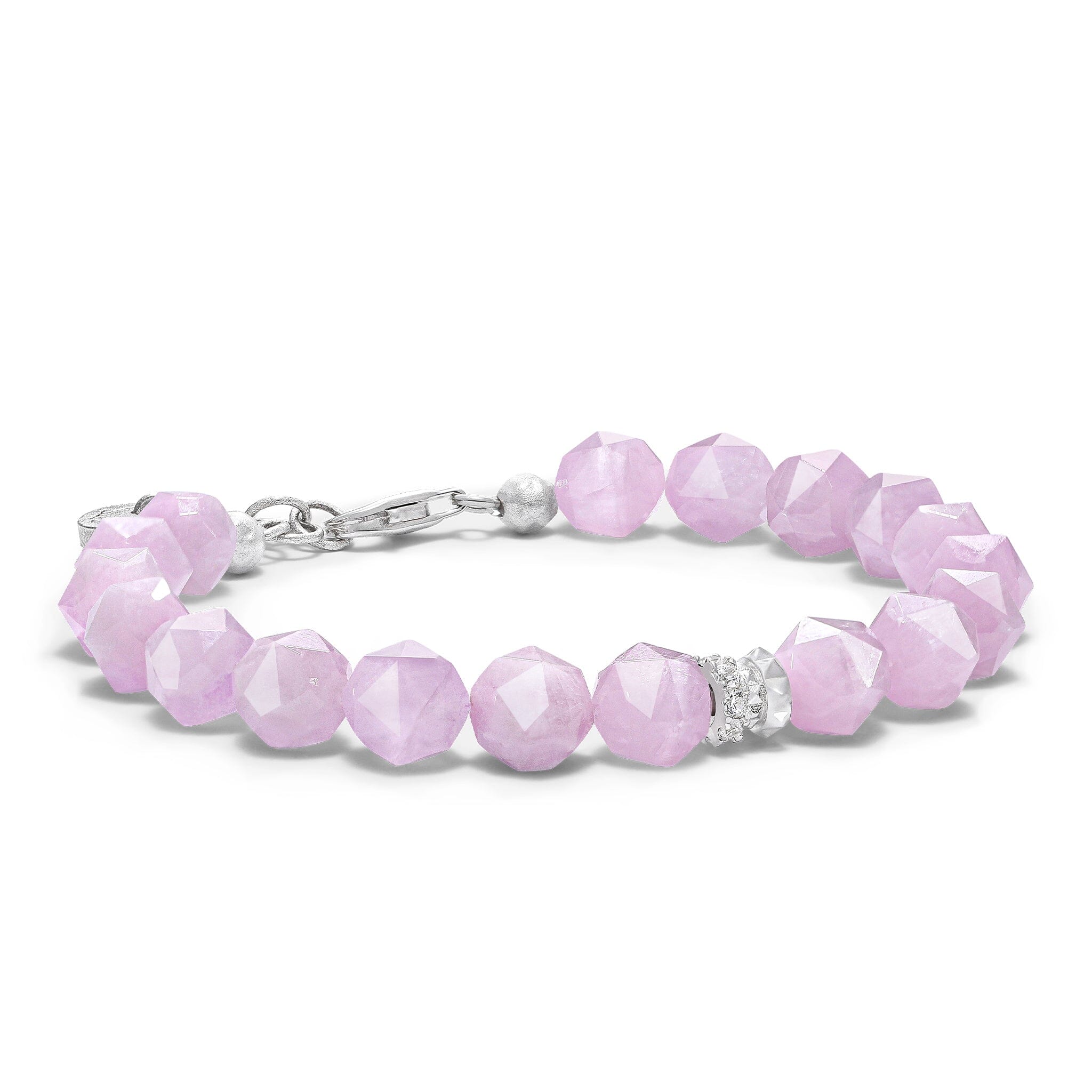 Women's Beaded Bracelet with Kunzite Bracelets WAA FASHION GROUP 