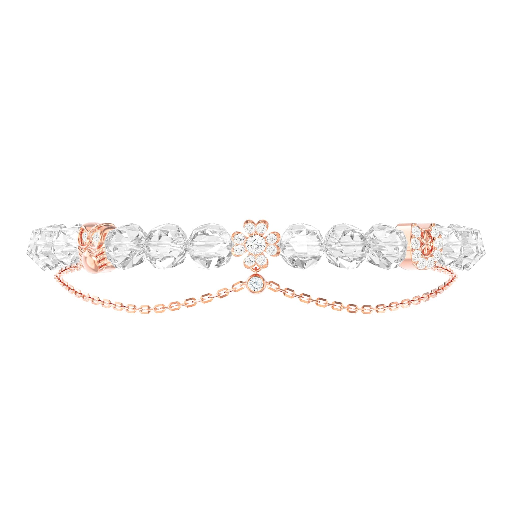 Women's Chain Bracelet with Clear Quartz Bracelets WAA FASHION GROUP