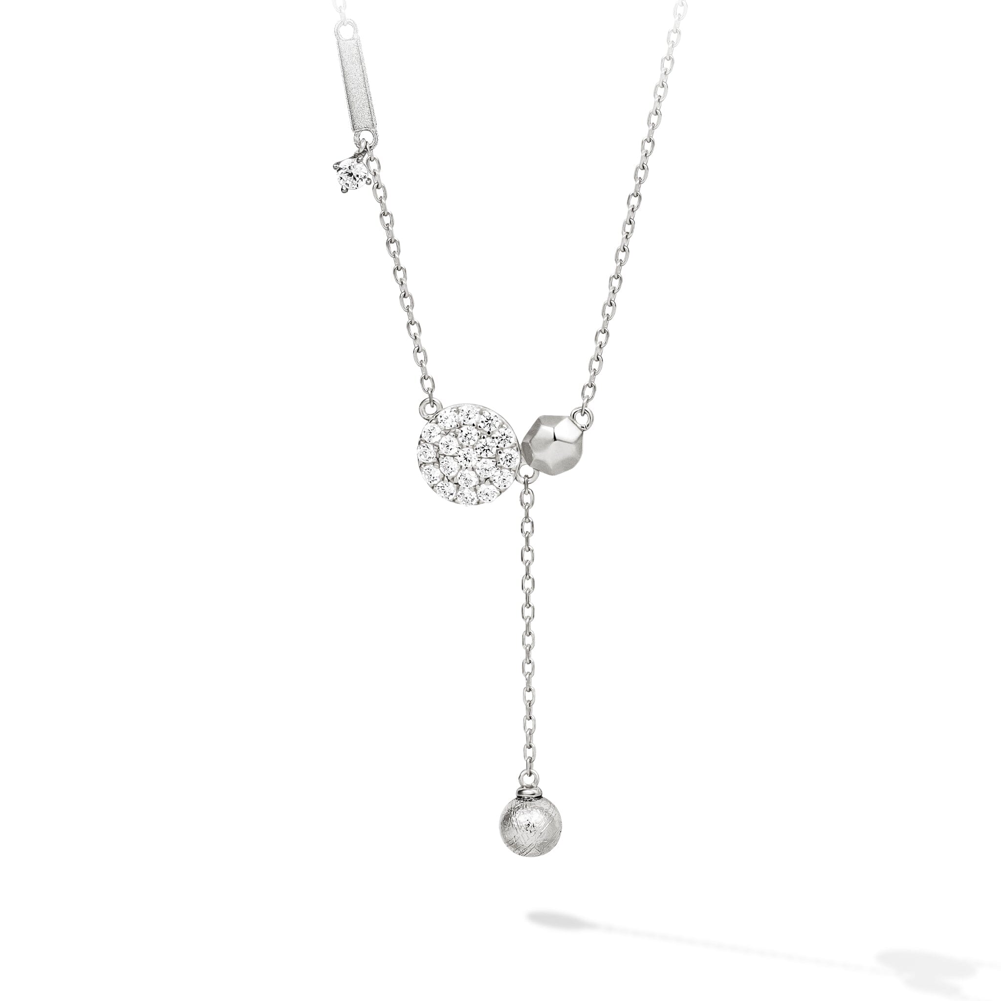 Women's Dark Sky Park Necklace with Meteorite Necklaces WAA FASHION GROUP