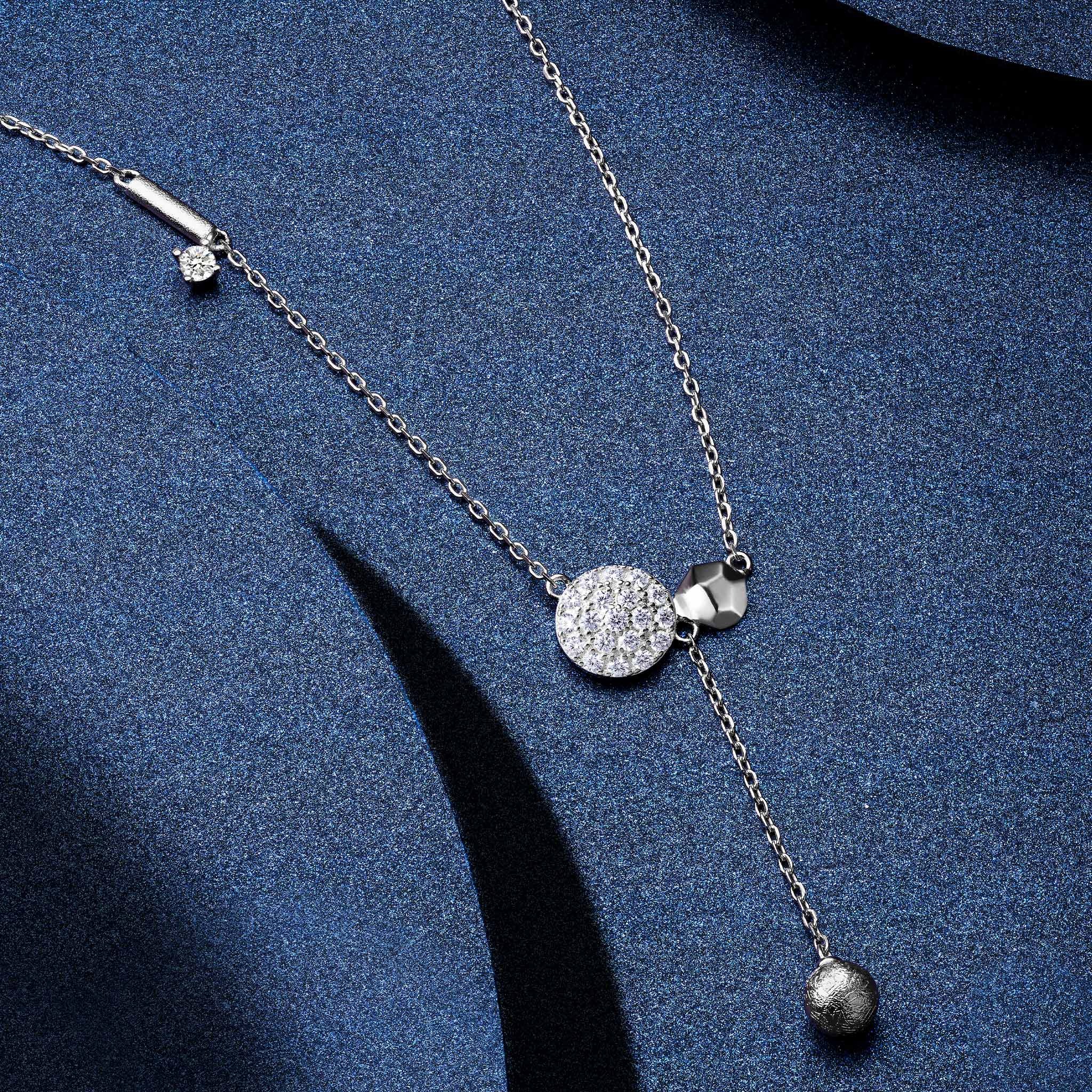 Women's Dark Sky Park Necklace with Meteorite Necklaces WAA FASHION GROUP 