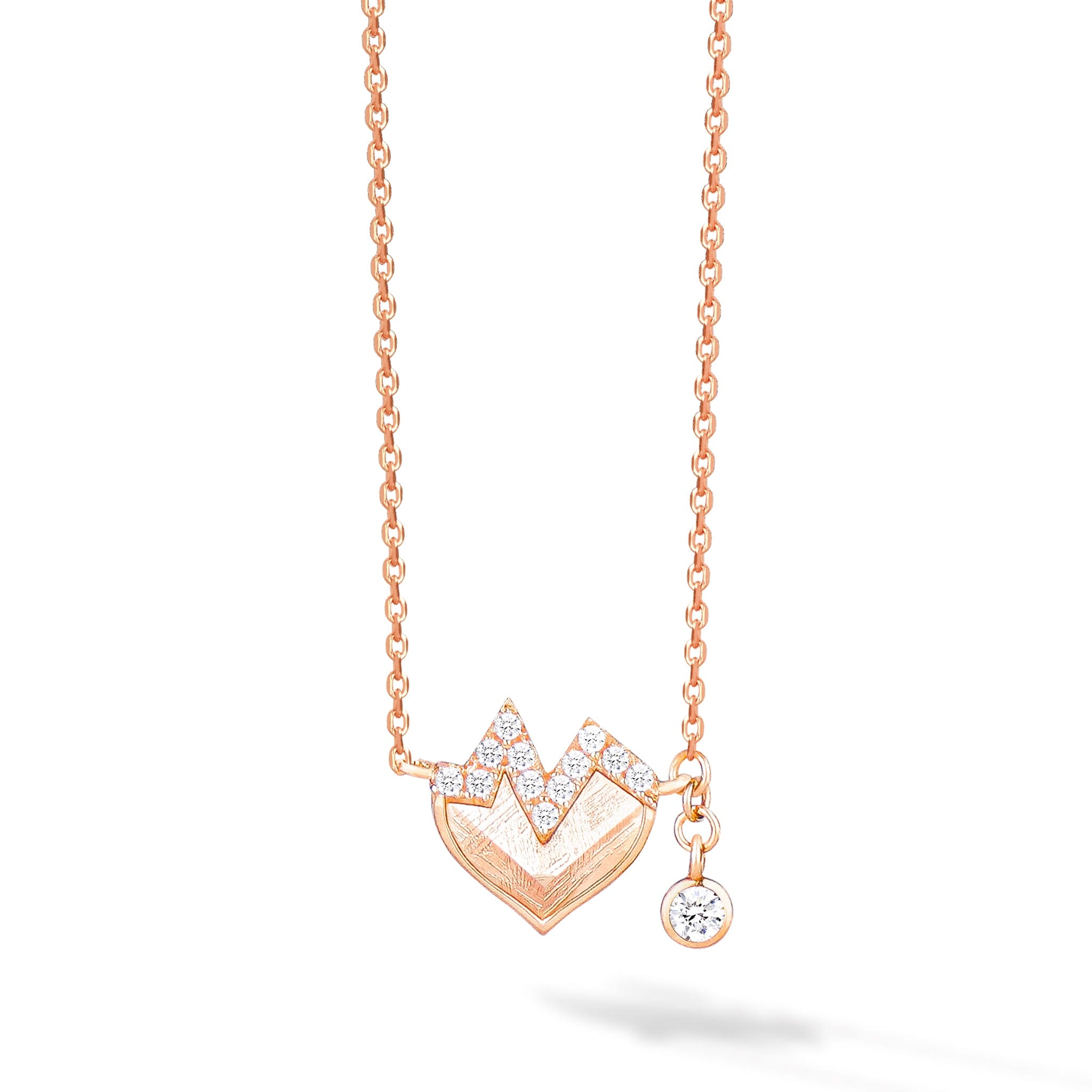 Women's Flipped Necklace with Meteorite Necklaces WAA FASHION GROUP
