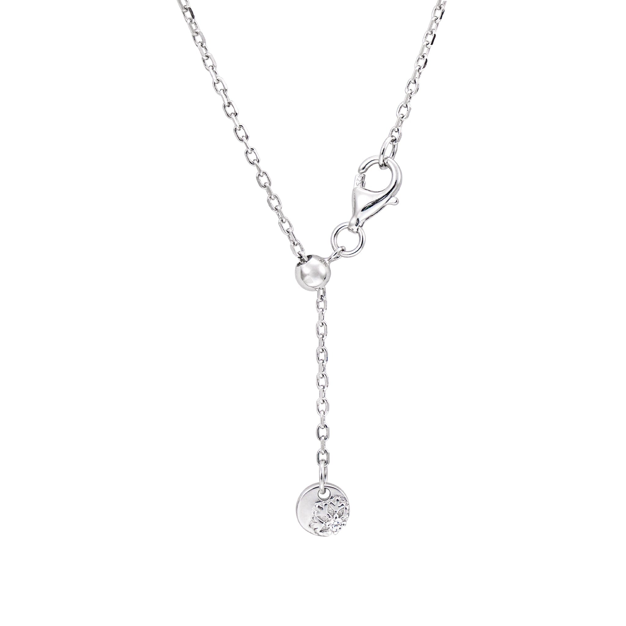 Women's Moving Ball Necklace with Moonstone Necklaces WAA FASHION GROUP