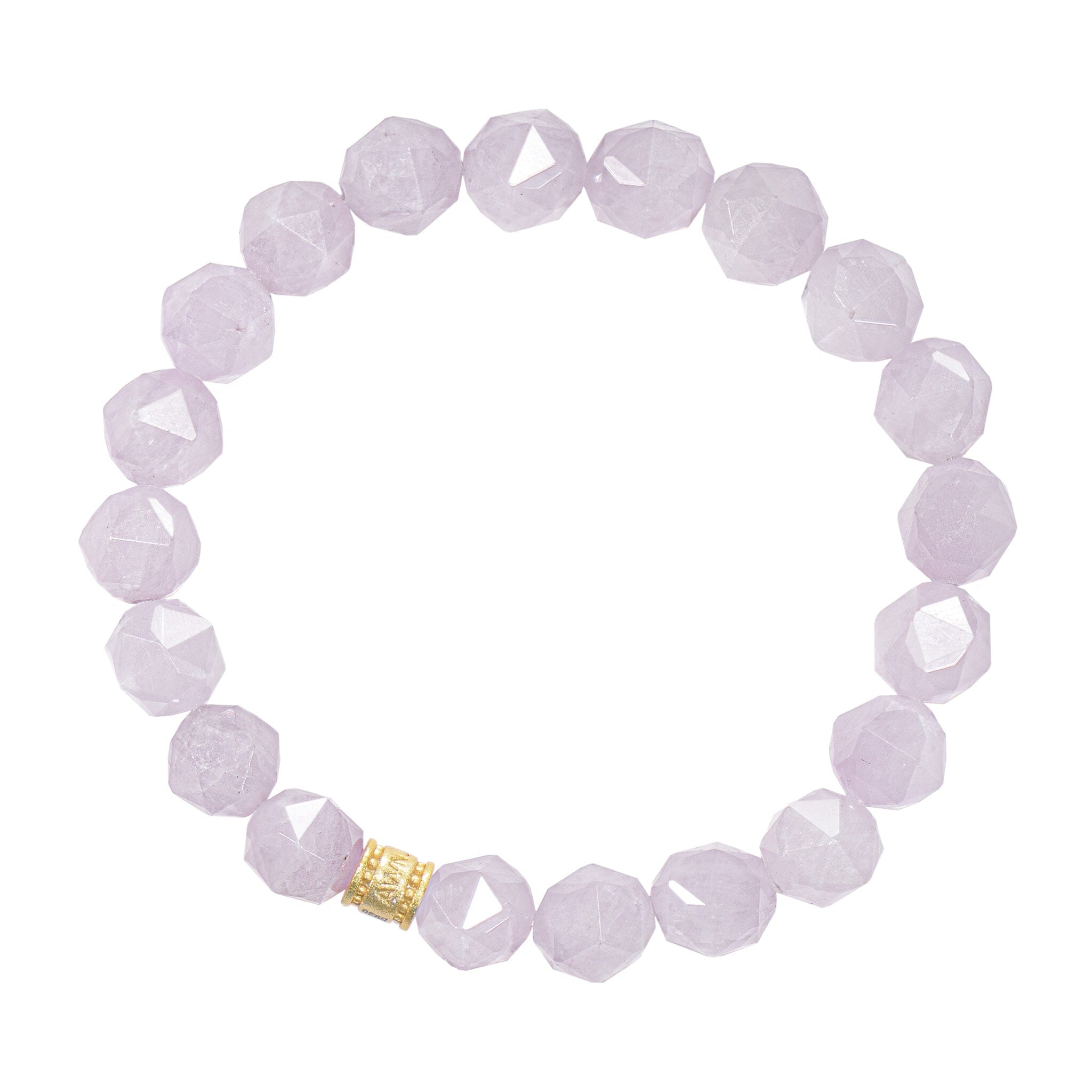 Women's Stacked Beaded Bracelet With Kunzite Bracelets AWNL