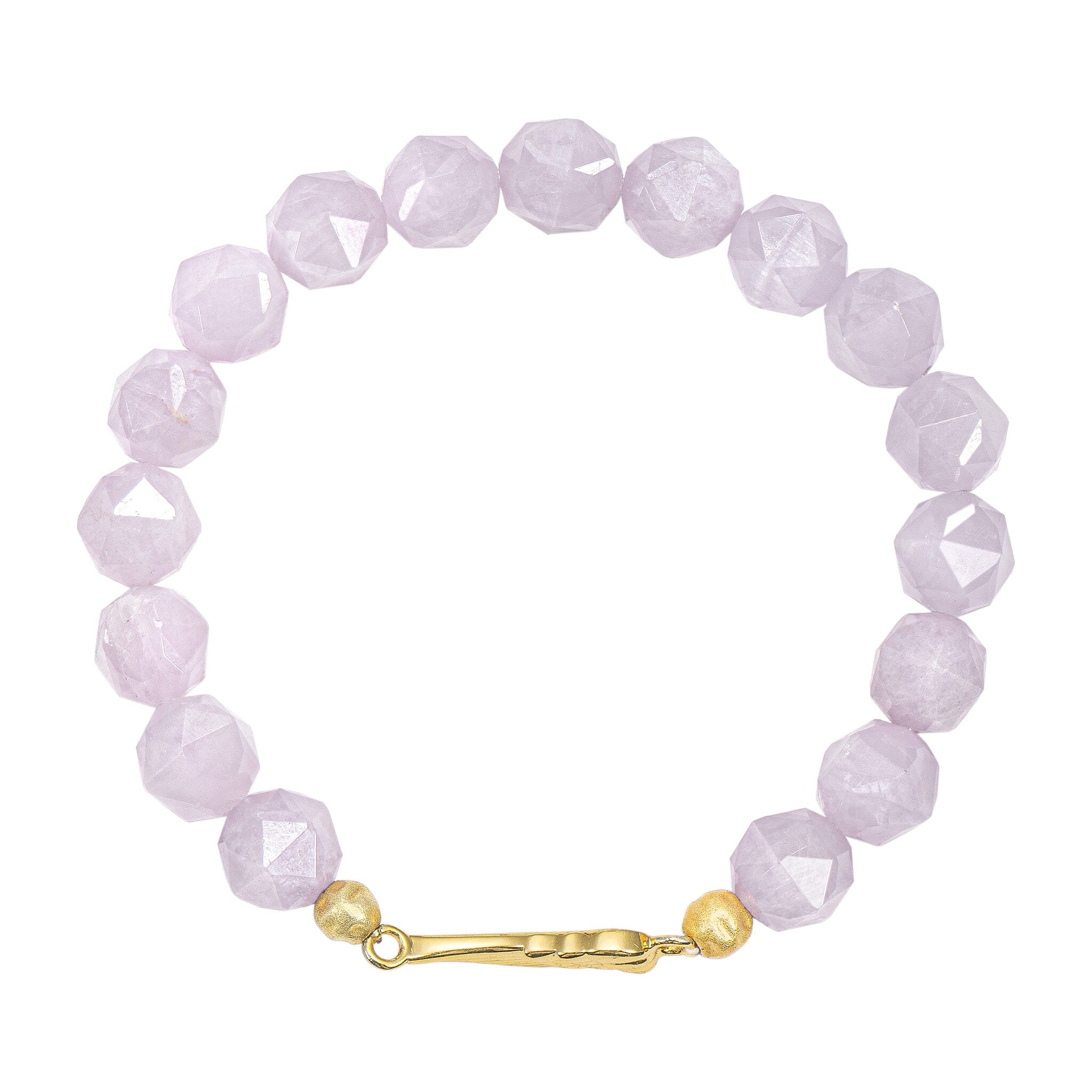 Women's Stacked Beaded Bracelet With Kunzite Bracelets AWNL