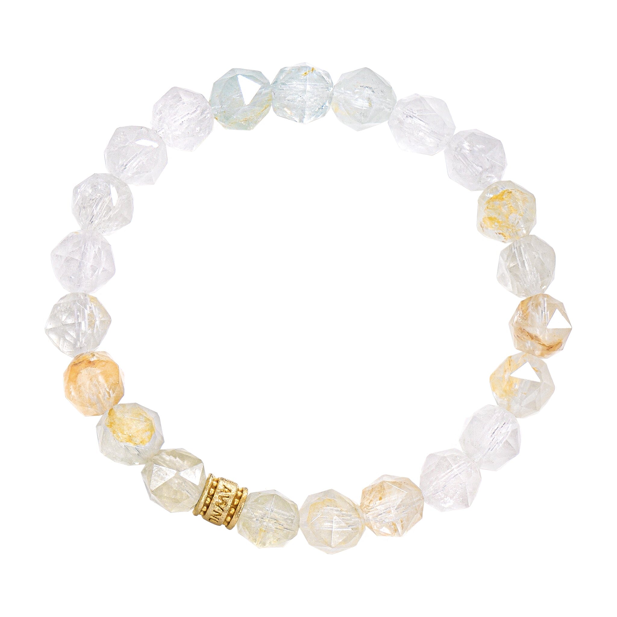 Women's Stacked Beaded Bracelet With Topaz Bracelets AWNL