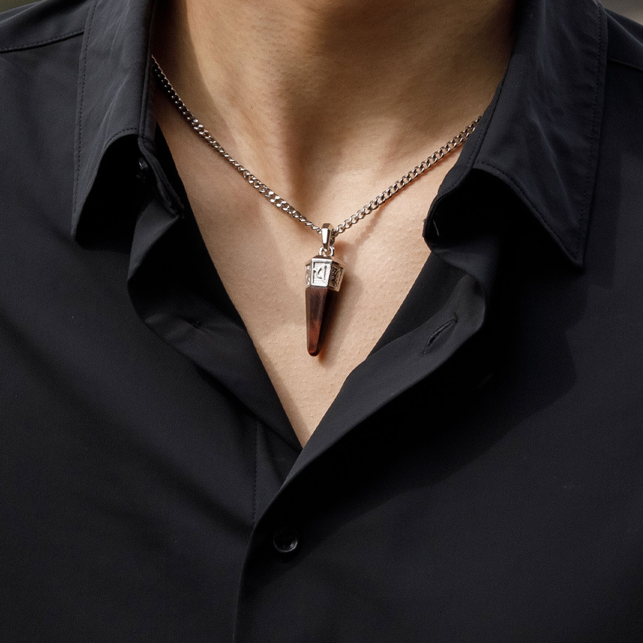Mantra Necklace Red Tiger Eye Necklaces AWNL 