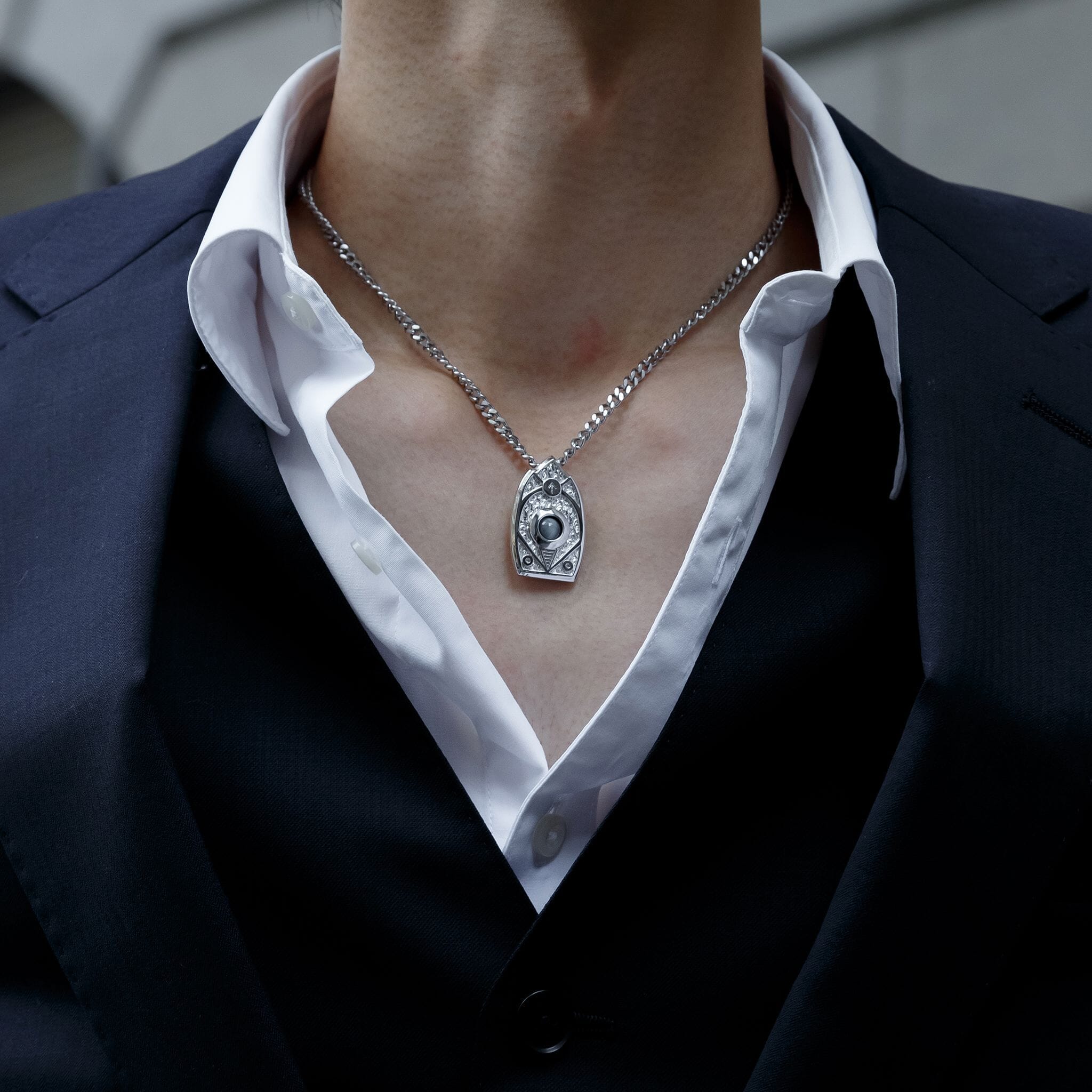 Tiwaz Necklace Kinetic Eagle Eye Necklaces AWNL 