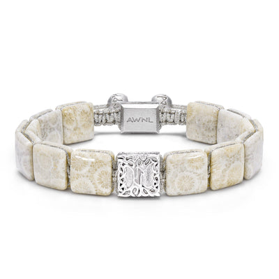 Yggdrasil Bracelet Agatized Coral