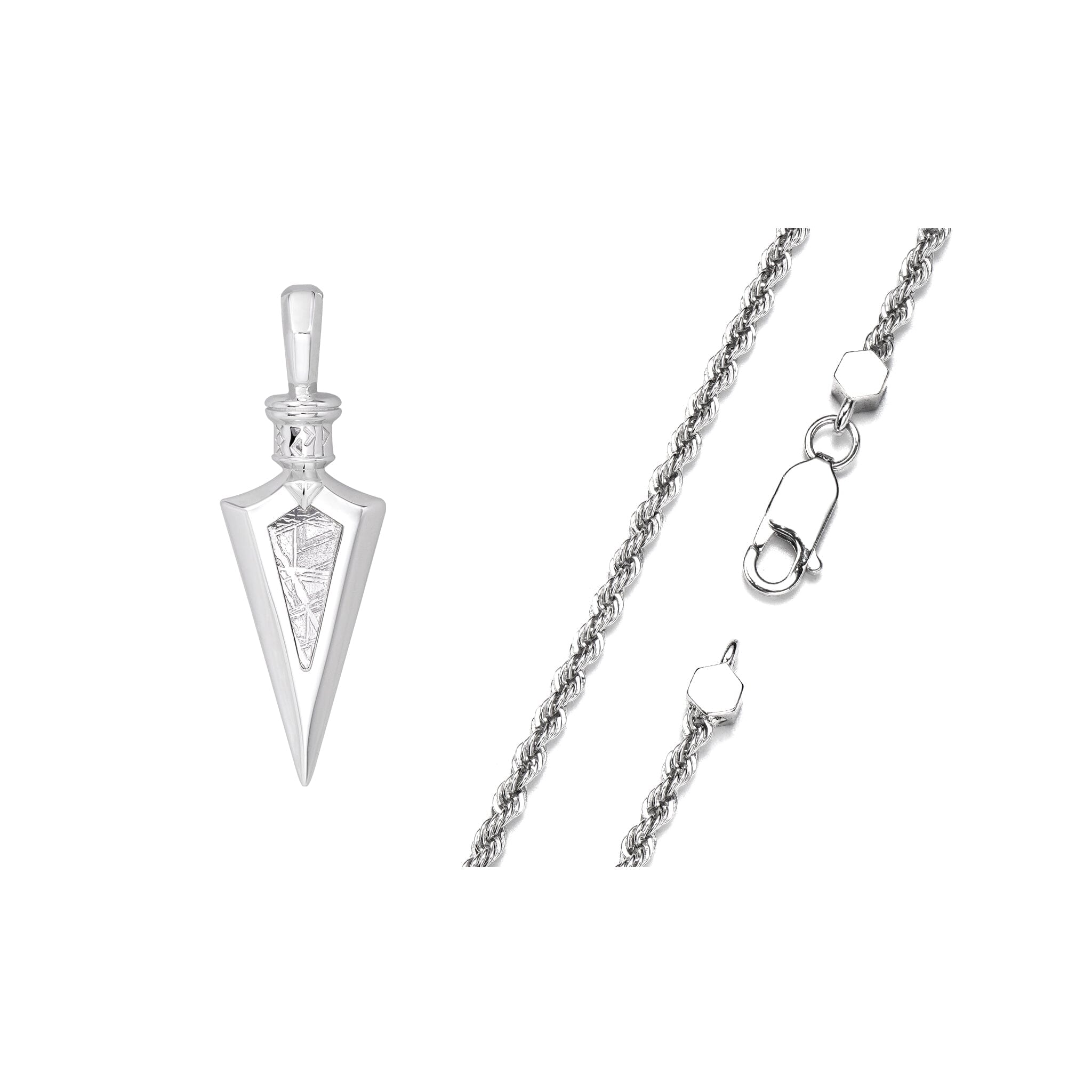 Arrowhead Meteorite Necklace Necklaces AWNL 