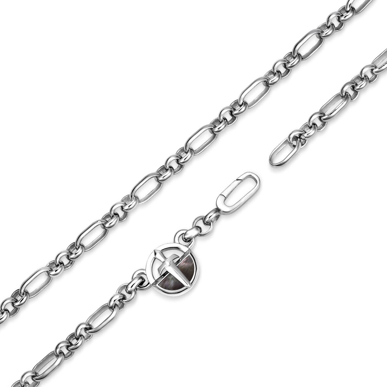 Black Mother of Pearl War God’s Blade Necklace Necklaces AWNL 