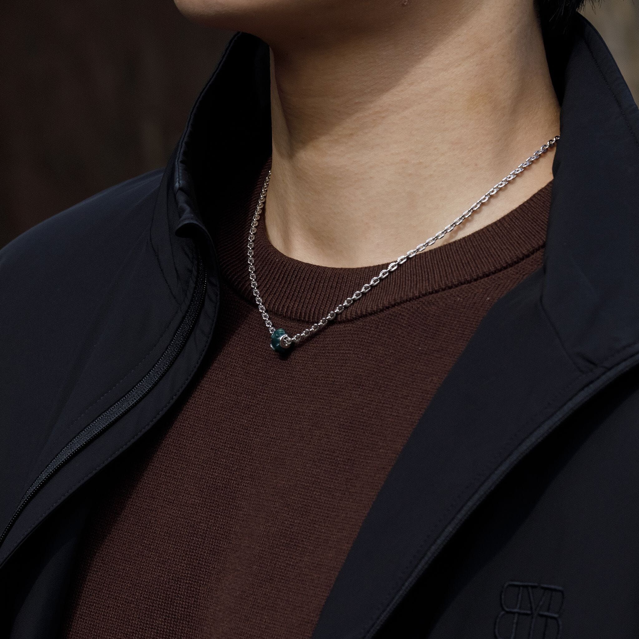 Tri-Rune Odyssey Necklace Bloodstone Necklaces AWNL 