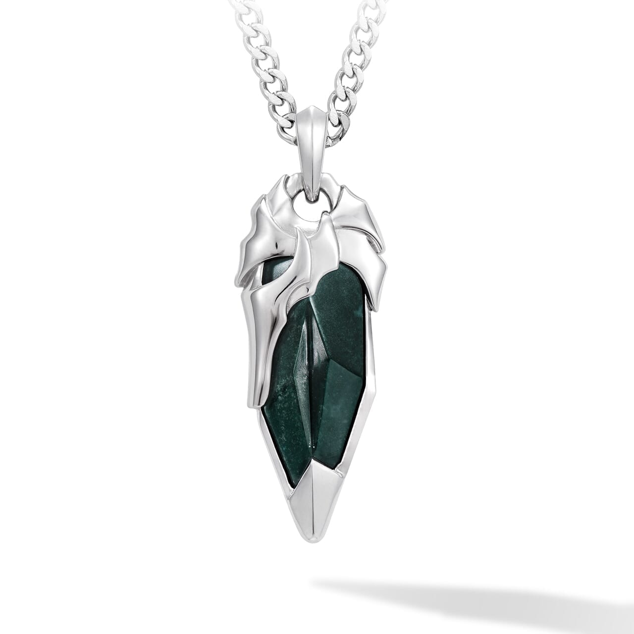 Bloodstone Viking Helmet Necklace Necklaces AWNL 