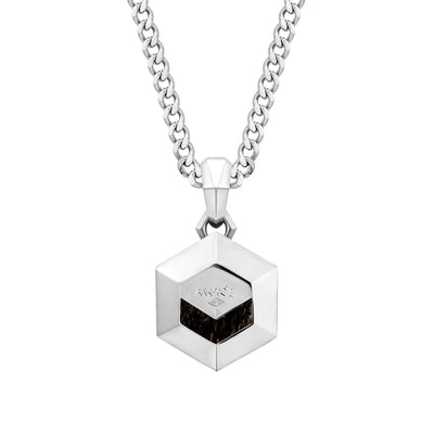 Bronzite Hexa Pendant Necklace Necklaces AWNL 