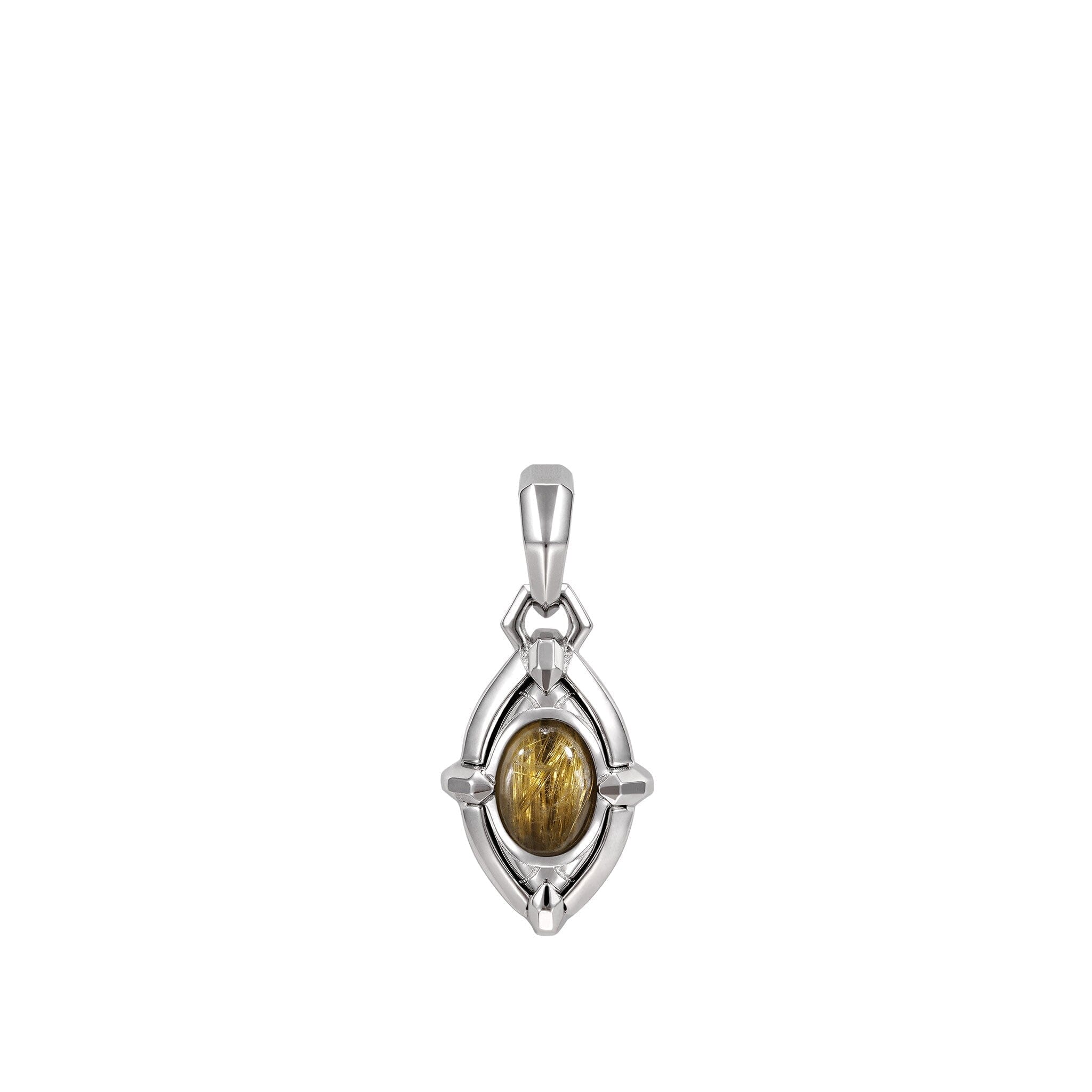 Copper Rutilated Quartz Future Vision Necklace Necklaces AWNL 