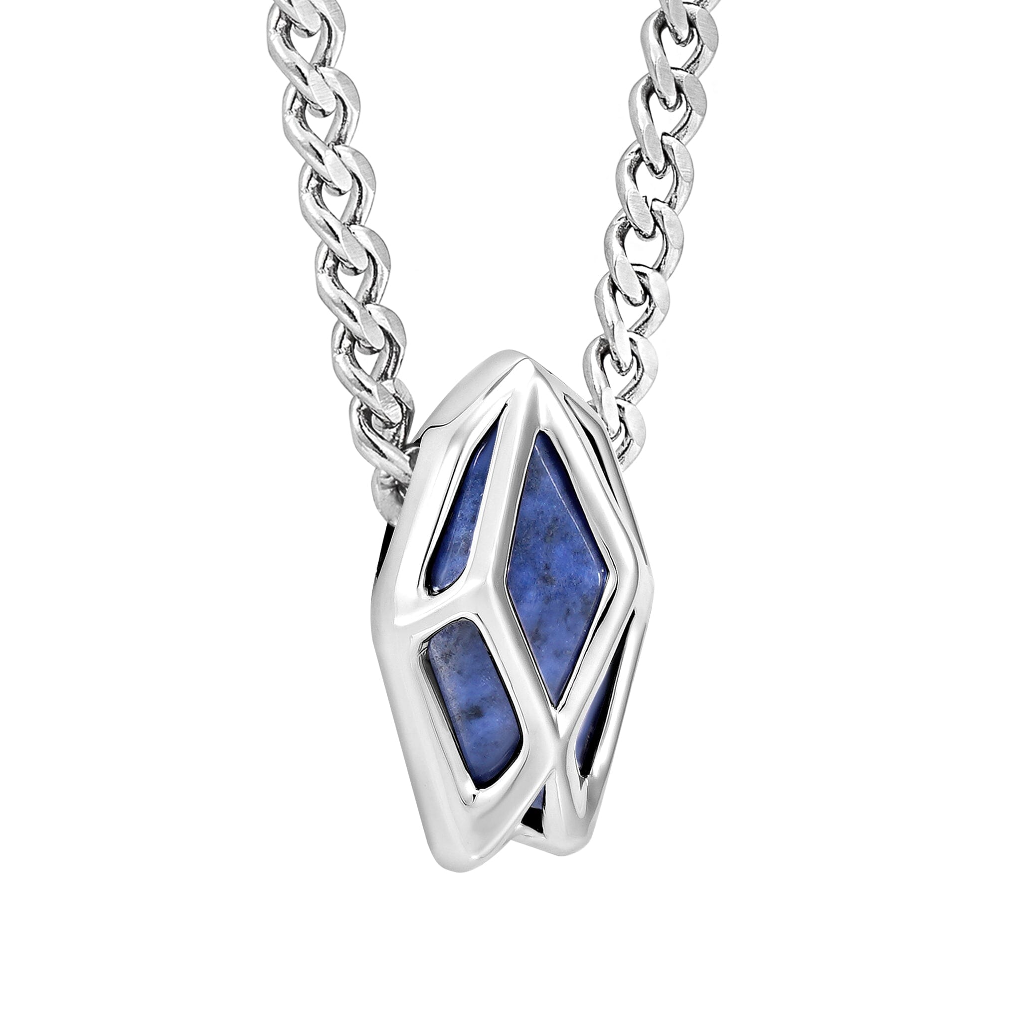 Dumortierite AWNL Logo Necklace Necklaces AWNL 