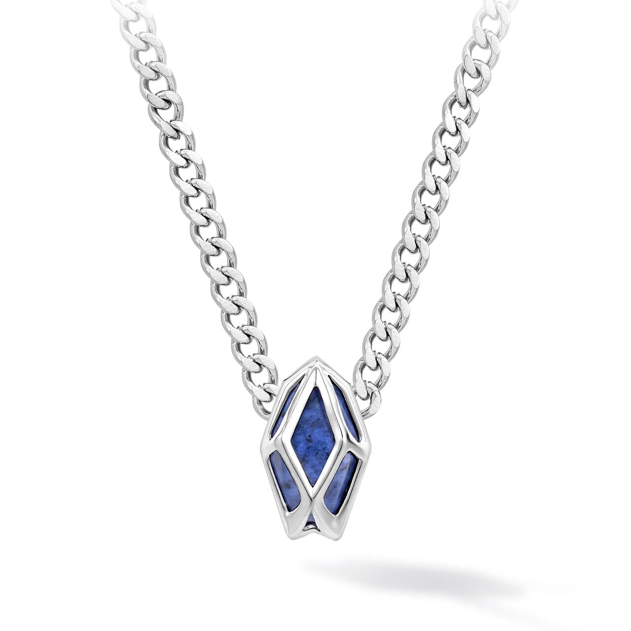 Dumortierite Celestium Mini Necklace Necklaces AWNL Silver Set 55cm 