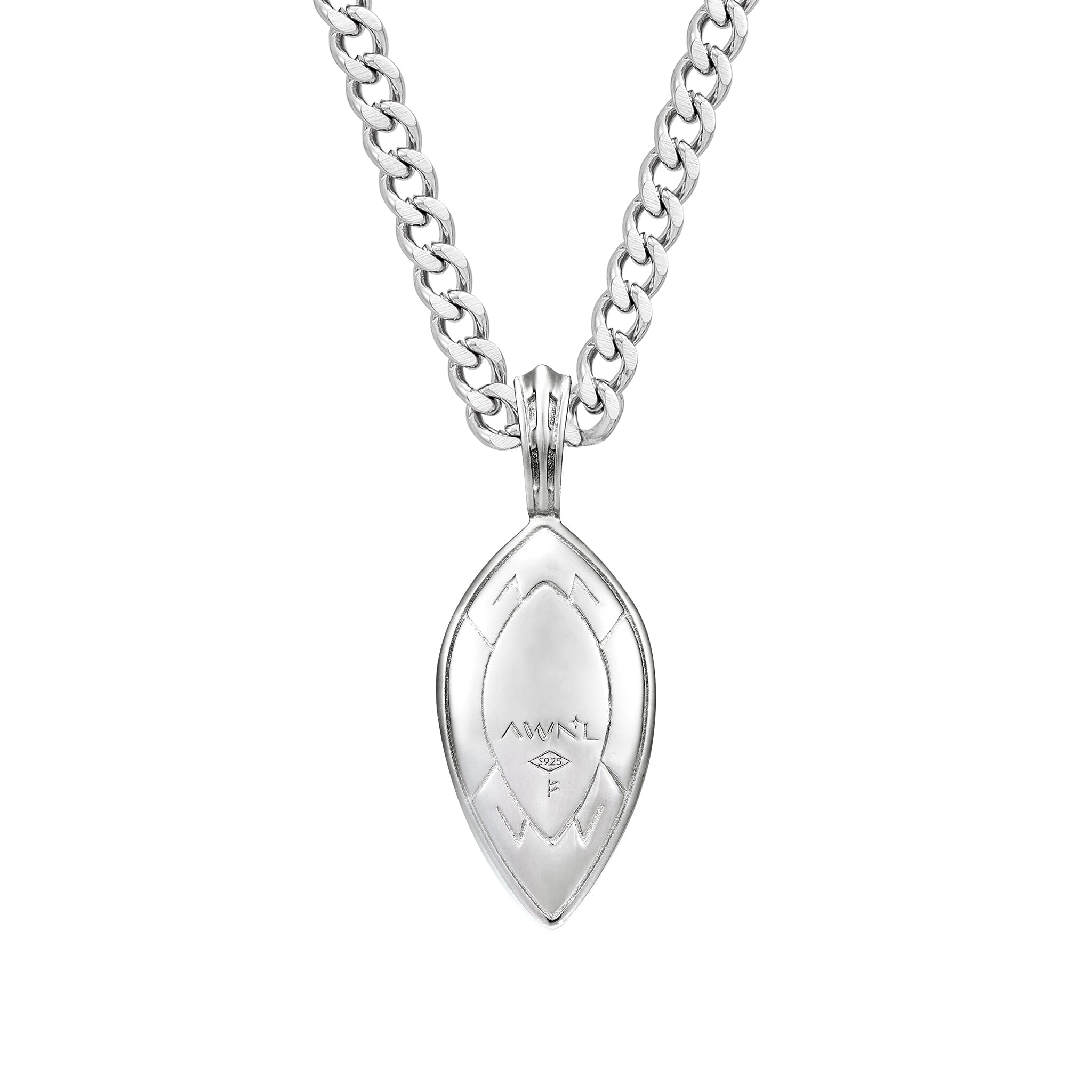 Dumortierite Celtic Rune Necklace Necklaces AWNL 